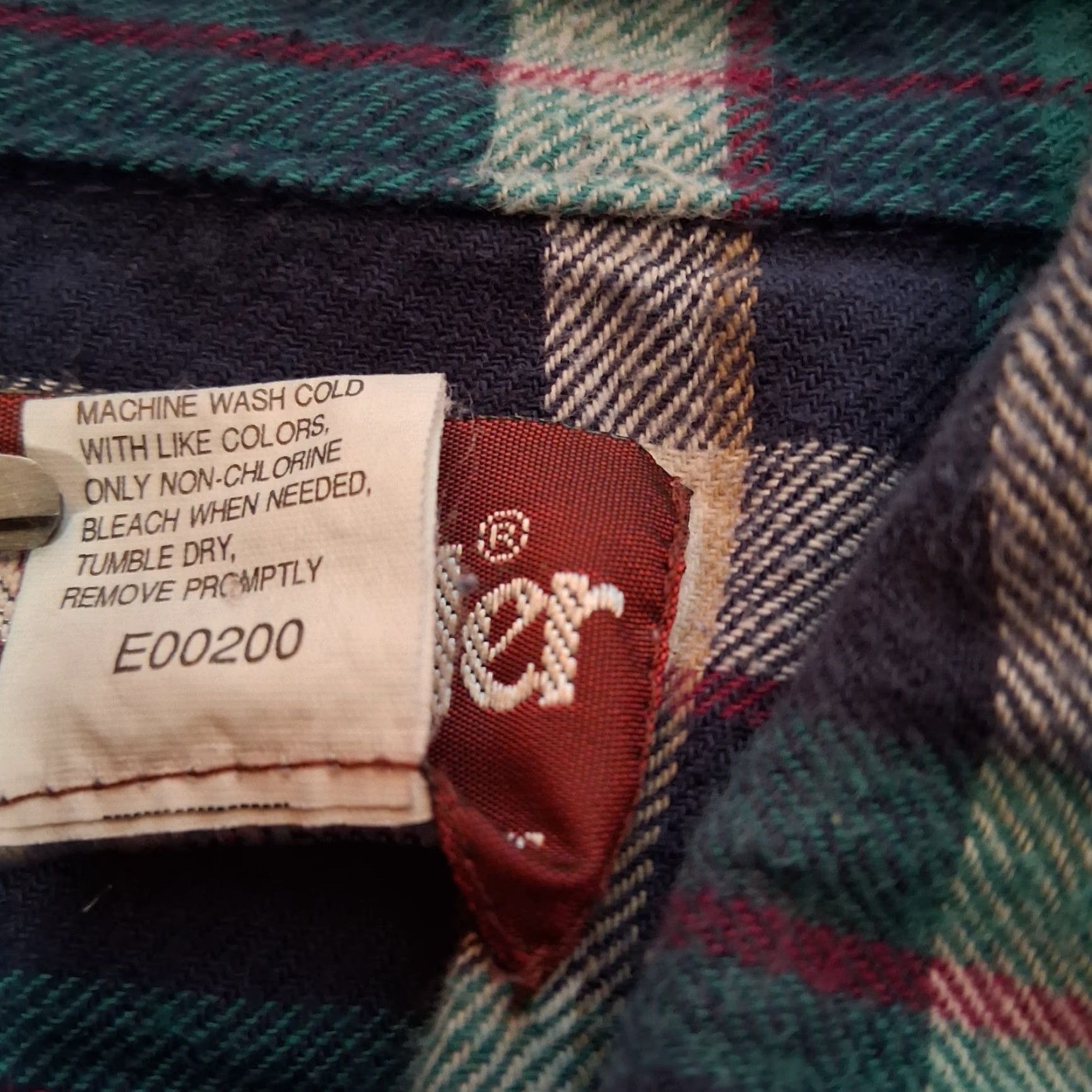 Wrangler Wrangler Western Shirt Men XL Blue Plaid Flannel Pearl Snap Rodeo Cowboy Ranch Size US XL / EU 56 / 4 - 5 Thumbnail