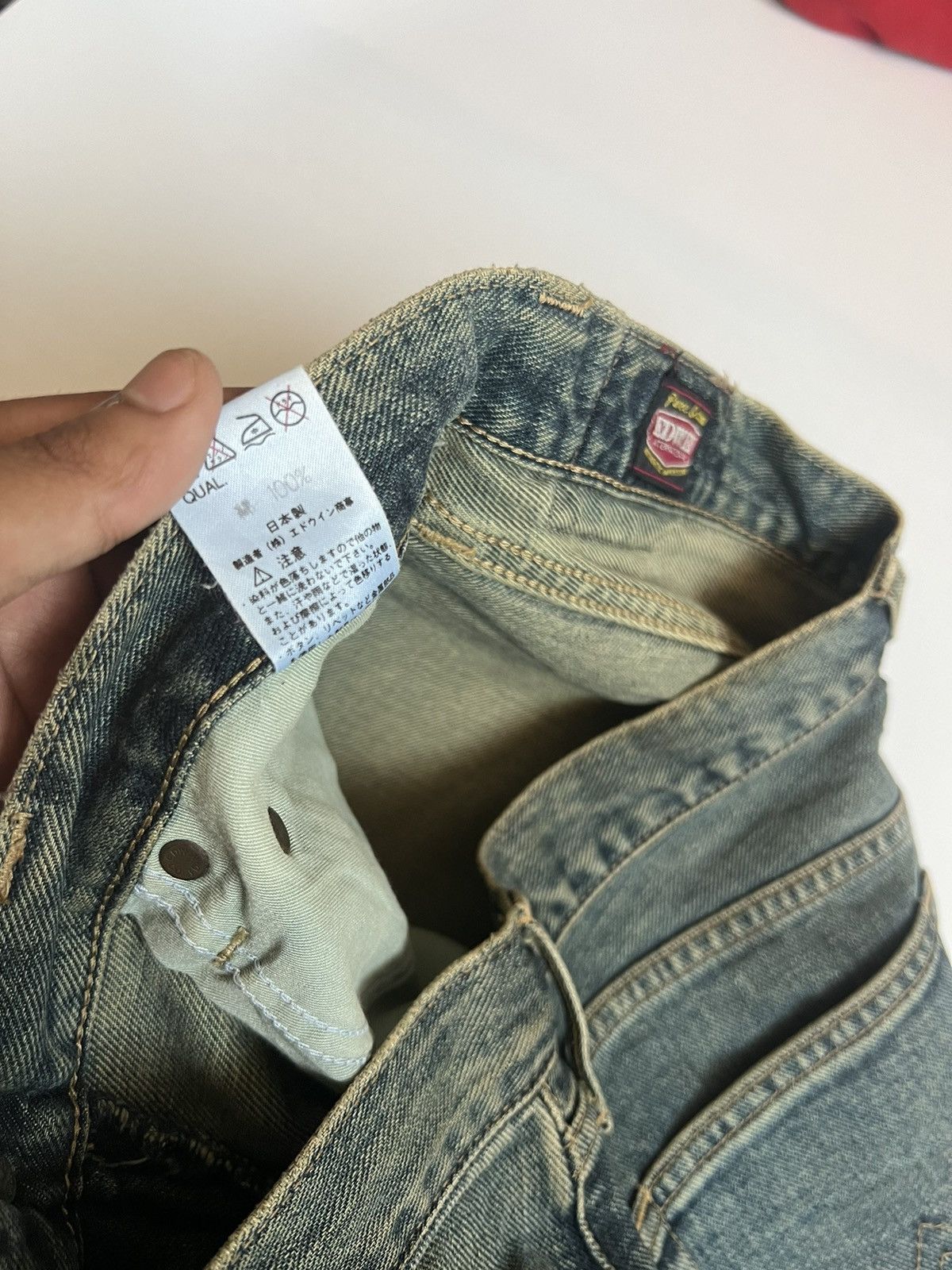 Edwin Vintage 90's Edwin Mudwash Dirty Denim Size US 30 / EU 46 - 8 Thumbnail