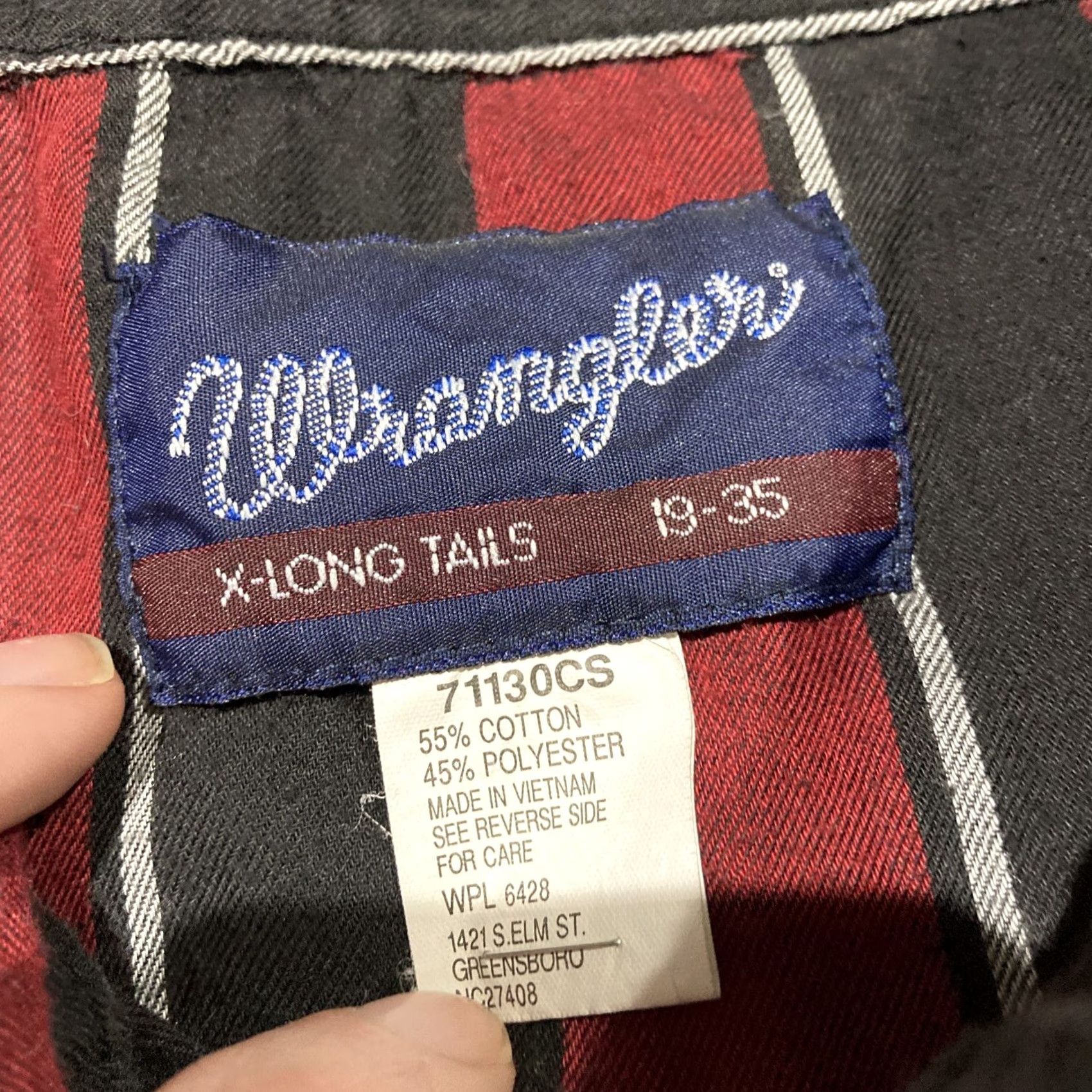 Wrangler Wrangler Cowboy Cut Pearl Snap Shirt 19-35 Regular Fit X Long Tails Western Shirt Mens Regular Multicolor Cowboy 90s? Size US XXL / EU 58 / 5 - 3 Thumbnail