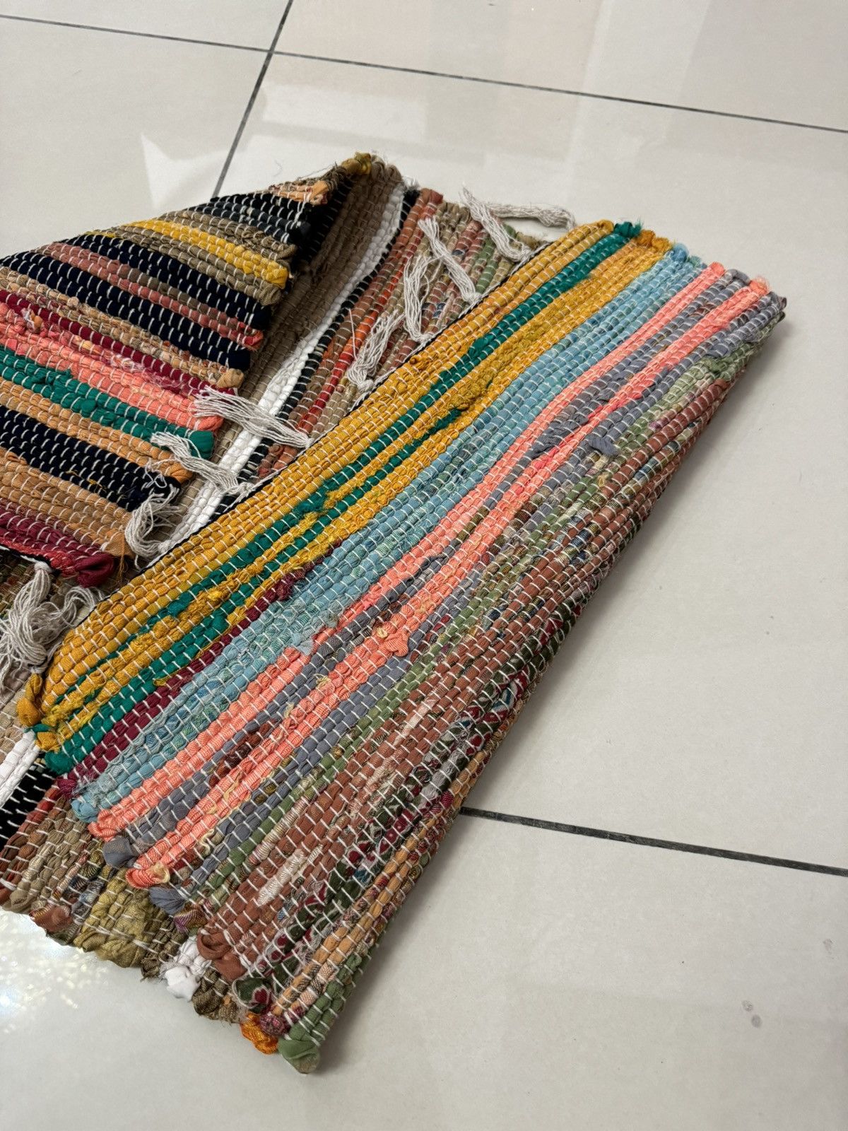 Other SASHIKO BORO MULTICOLORS DOOR MAT Size ONE SIZE - 6 Thumbnail