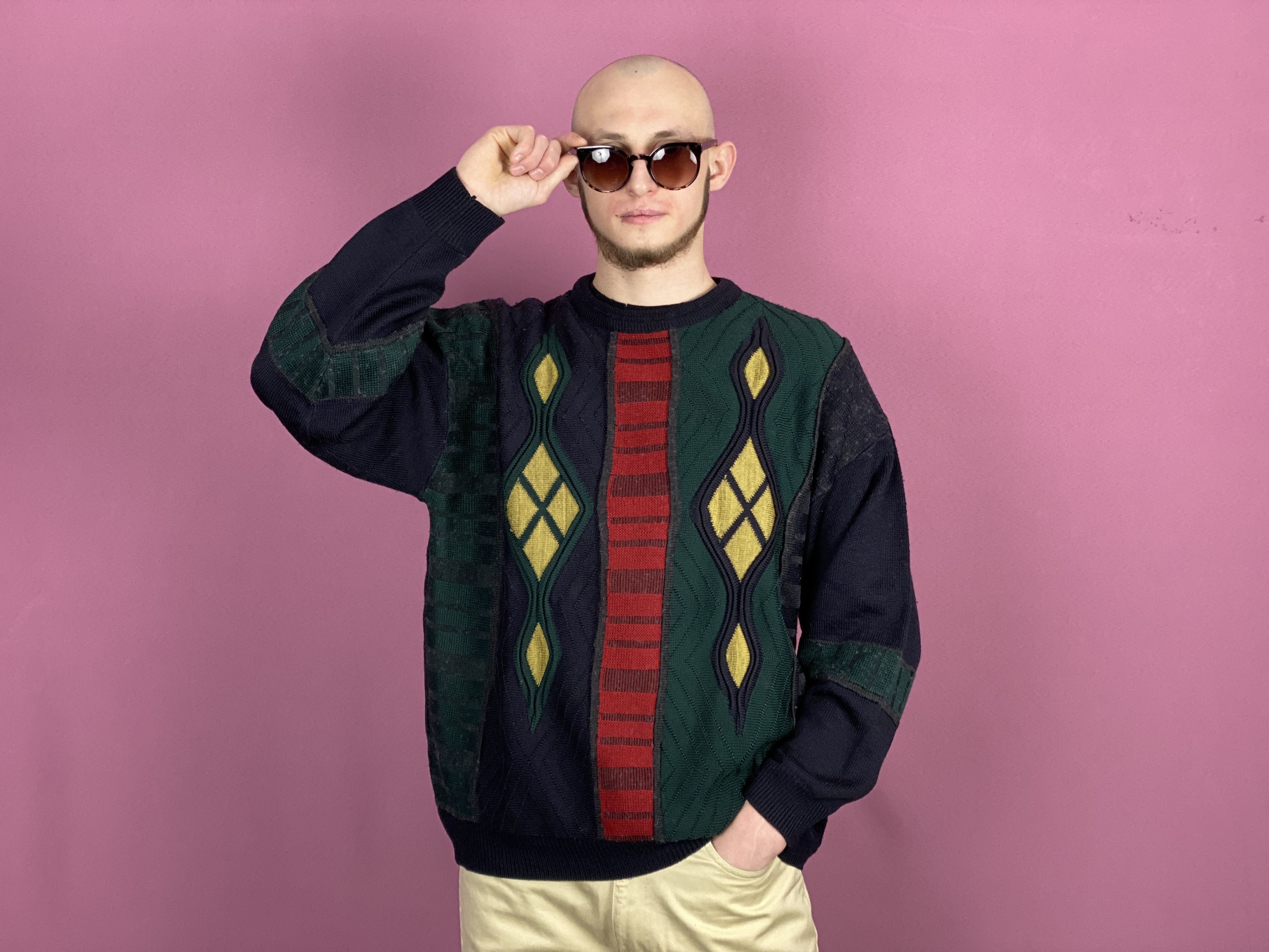 Designer Colville Vintage Men's Sweater - XL Size US XL / EU 56 / 4 - 4 Thumbnail