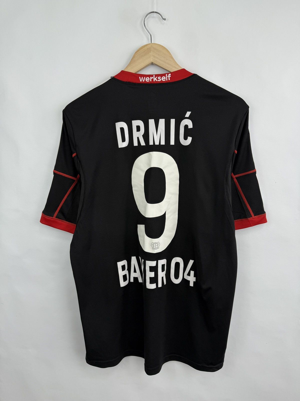 Adidas 🇩🇪 2013 Adidas #9 Drmic Bayern Munich Soccer Jersey Bundes Size US L / EU 52-54 / 3 - 12 Thumbnail