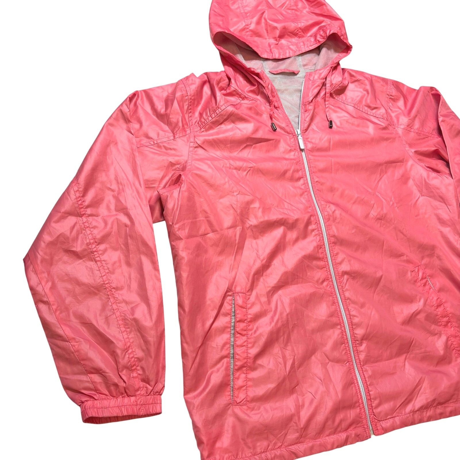 Uniqlo Uniqlo Vintage Pink Windbreaker Jacket Size US XL / EU 56 / 4 - 4 Thumbnail