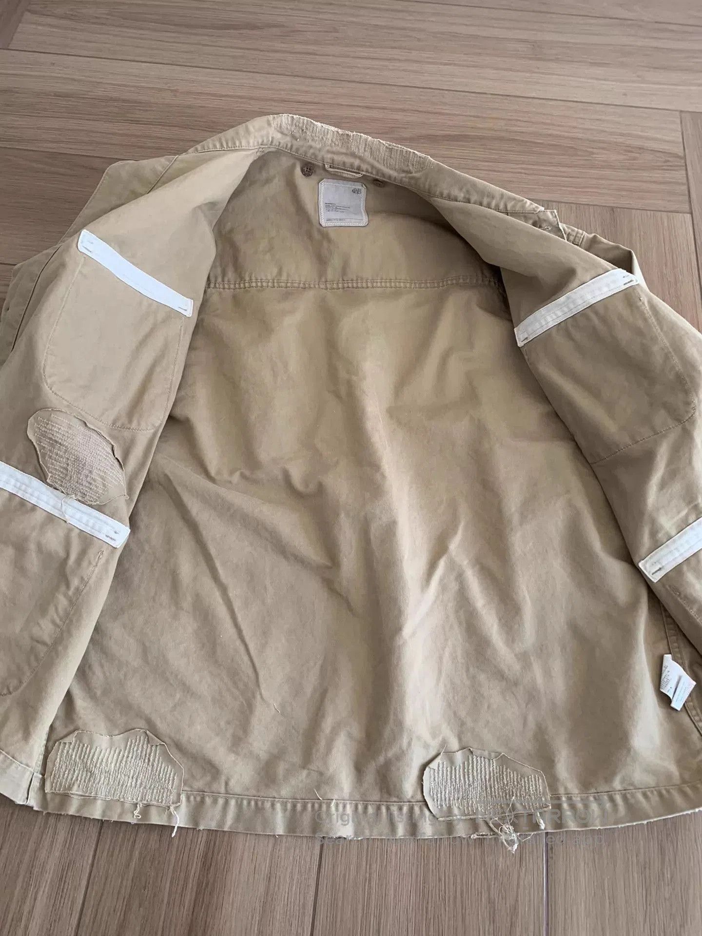 Madness Beige Cargo Jacket with Multiple Pockets - XL. Size US XL / EU 56 / 4 - 3 Thumbnail