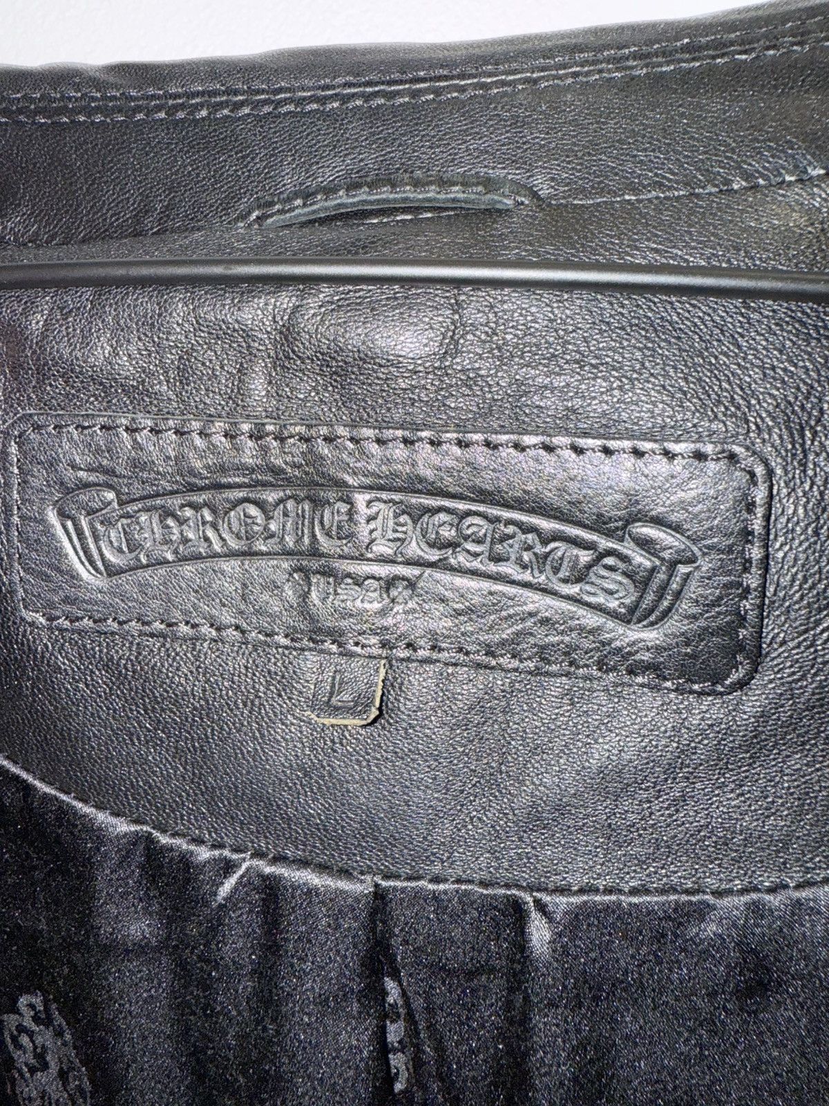 Chrome Hearts Chrome Hearts Leather Jacket Classy RARE !! Size US L / EU 52-54 / 3 - 5 Thumbnail