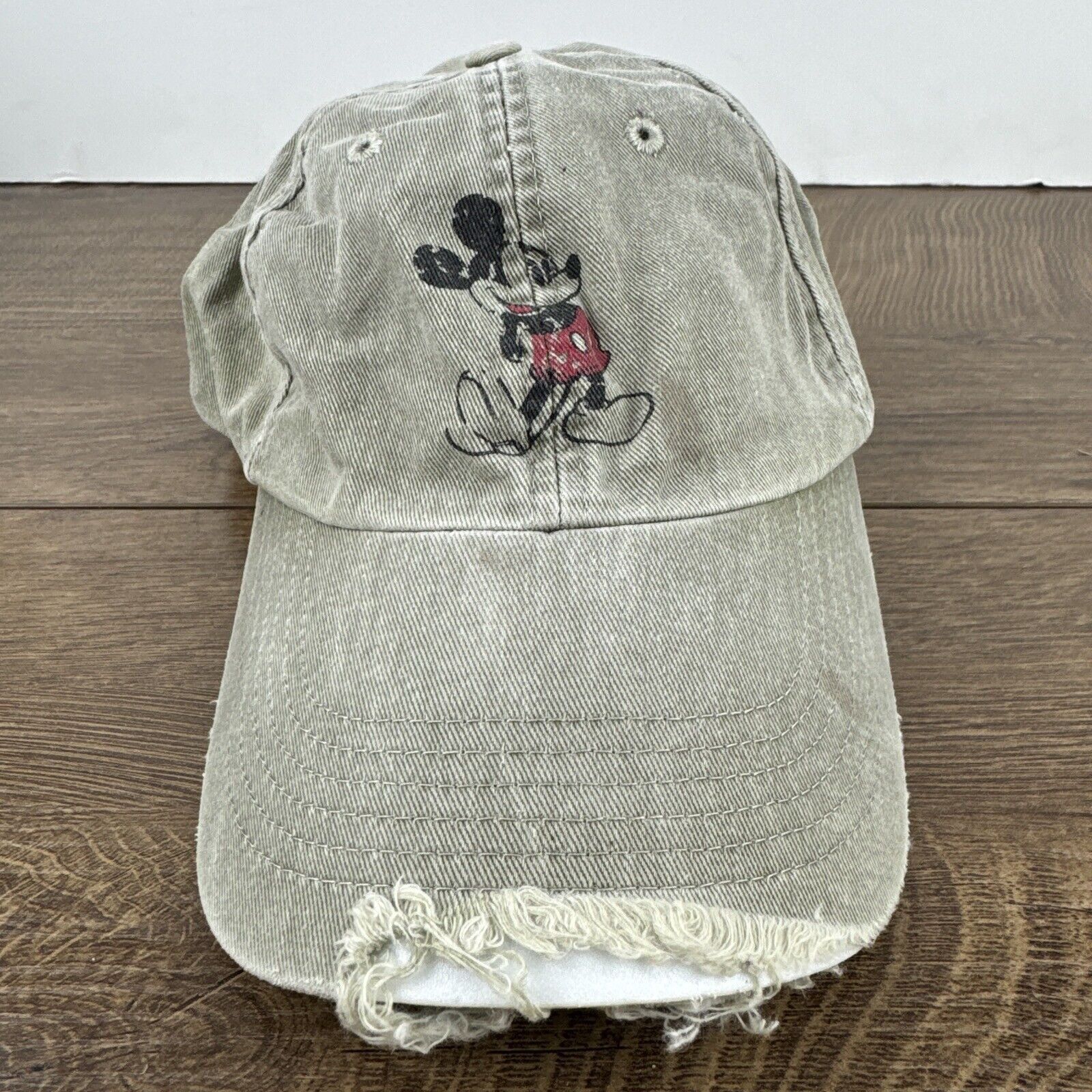 Other Mickey Mouse Hat Tan Brown Hat Adjustable Adult Size Mickey Size ONE SIZE - 4 Thumbnail