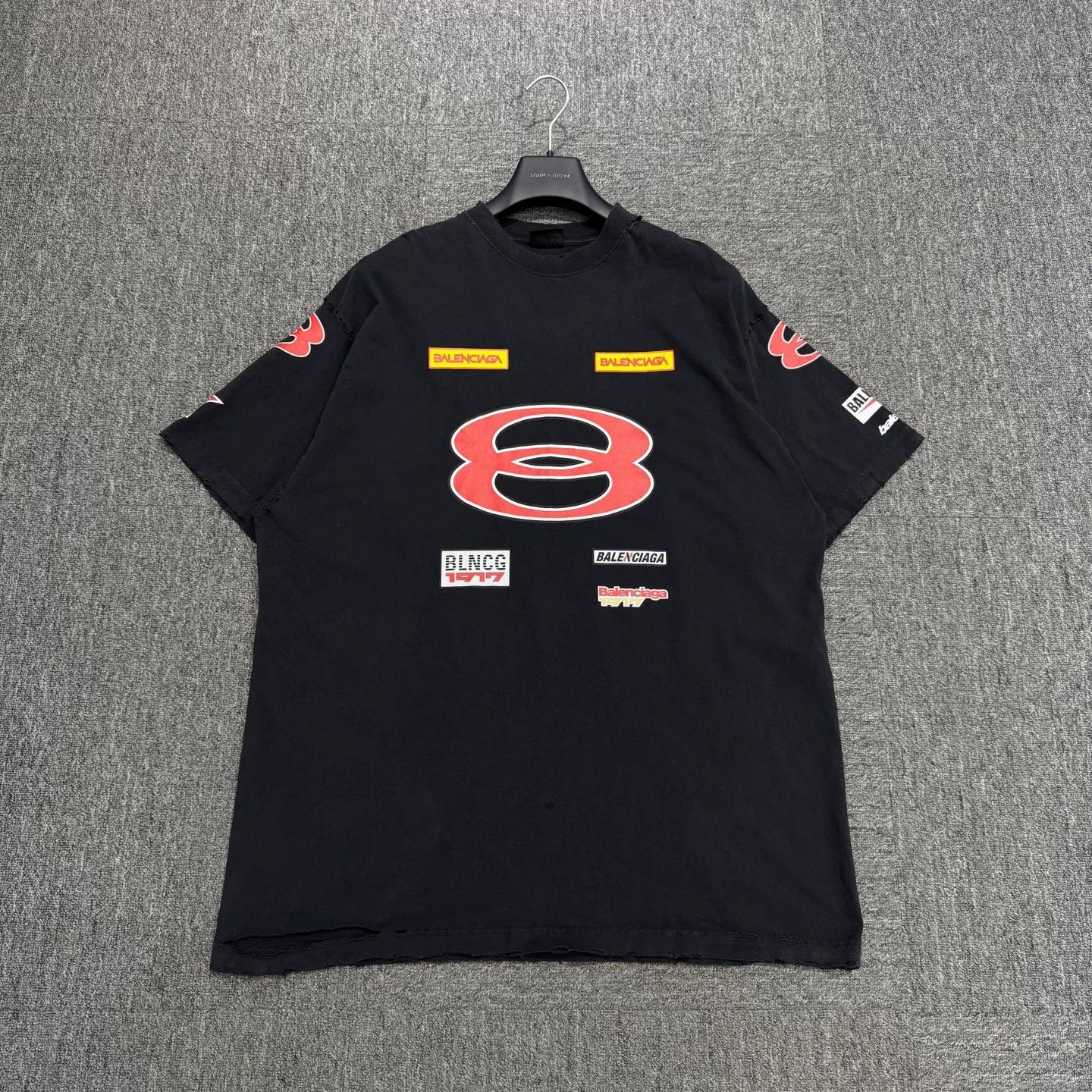 Balenciaga balenciaga short sleeve logo t-shirt Size US L / EU 52-54 / 3 - 1 Thumbnail