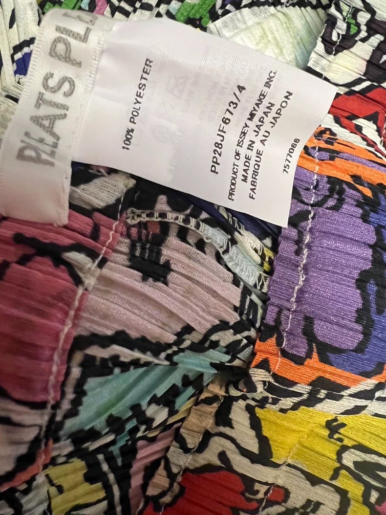 Issey Miyake Issey Miyake Graffiti straight-leg pants Size 26" / US 2 / IT 38 - 2 Thumbnail
