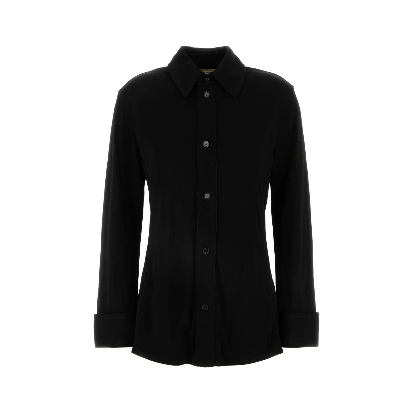BOTTEGA VENETA Black Jersey Shirt New And Authentic (Women's
