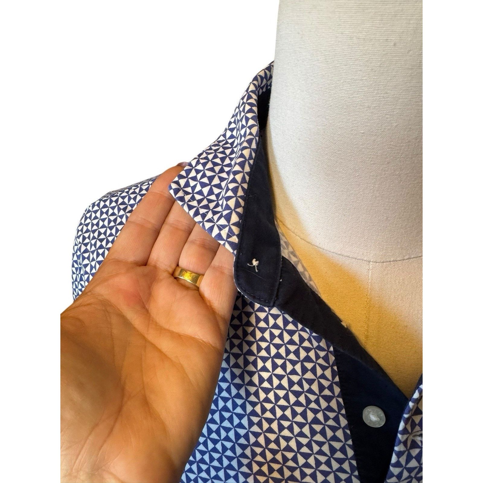 Polo Ralph Lauren Ralph Lauren Polo Golf Geometric Soft Sport Shirt Blue Size US M / EU 48-50 / 2 - 2 Thumbnail