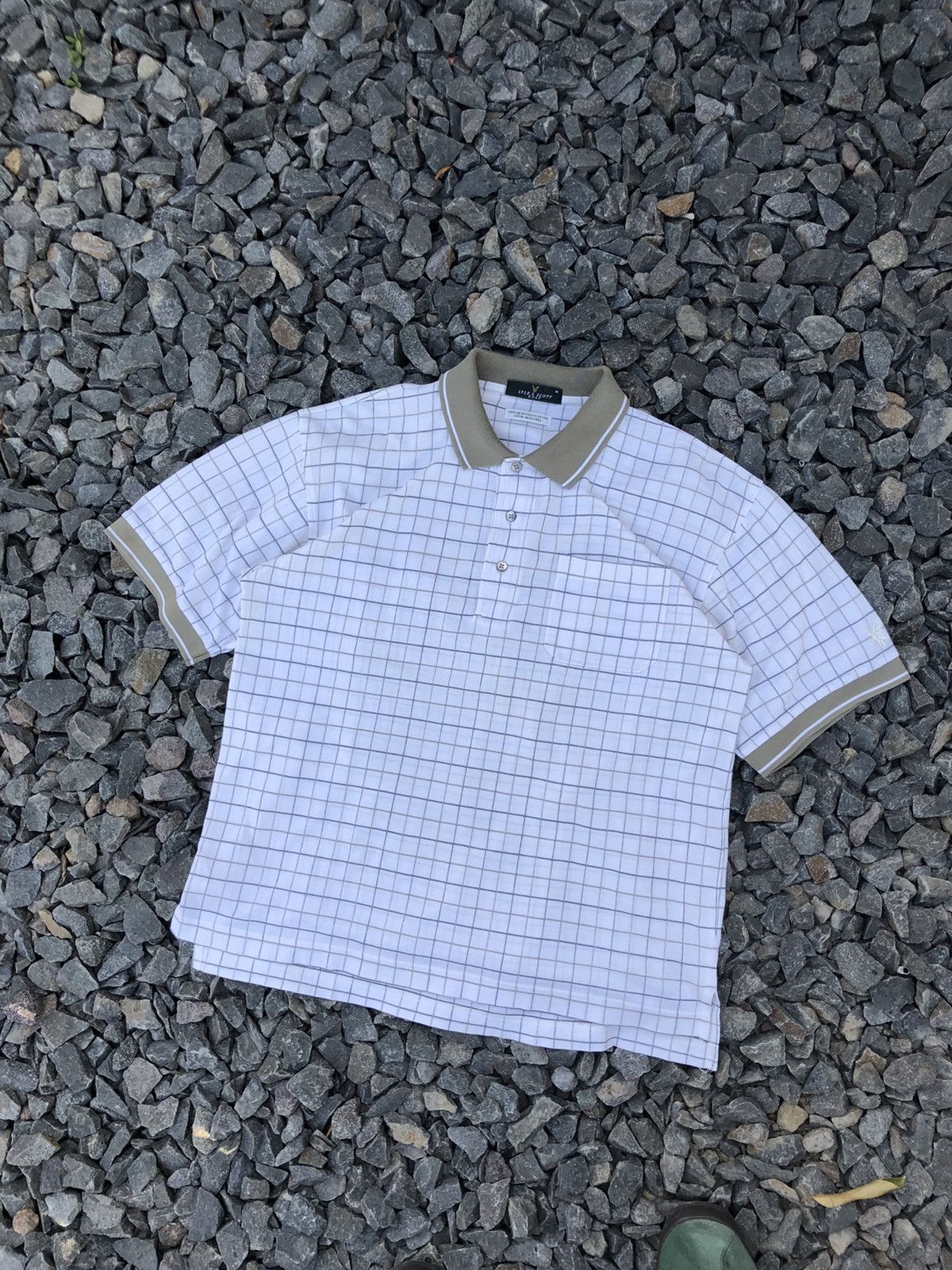 Lyle & Scott × Vintage Lyle&Scott Polo Shirt Size US L / EU 52-54 / 3 - 1 Thumbnail