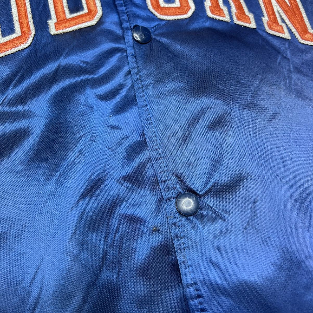 Starter Vintage 1980s NCAA Auburn Tigers Starter Satin Bomber Jacket Size US XL / EU 56 / 4 - 12 Thumbnail