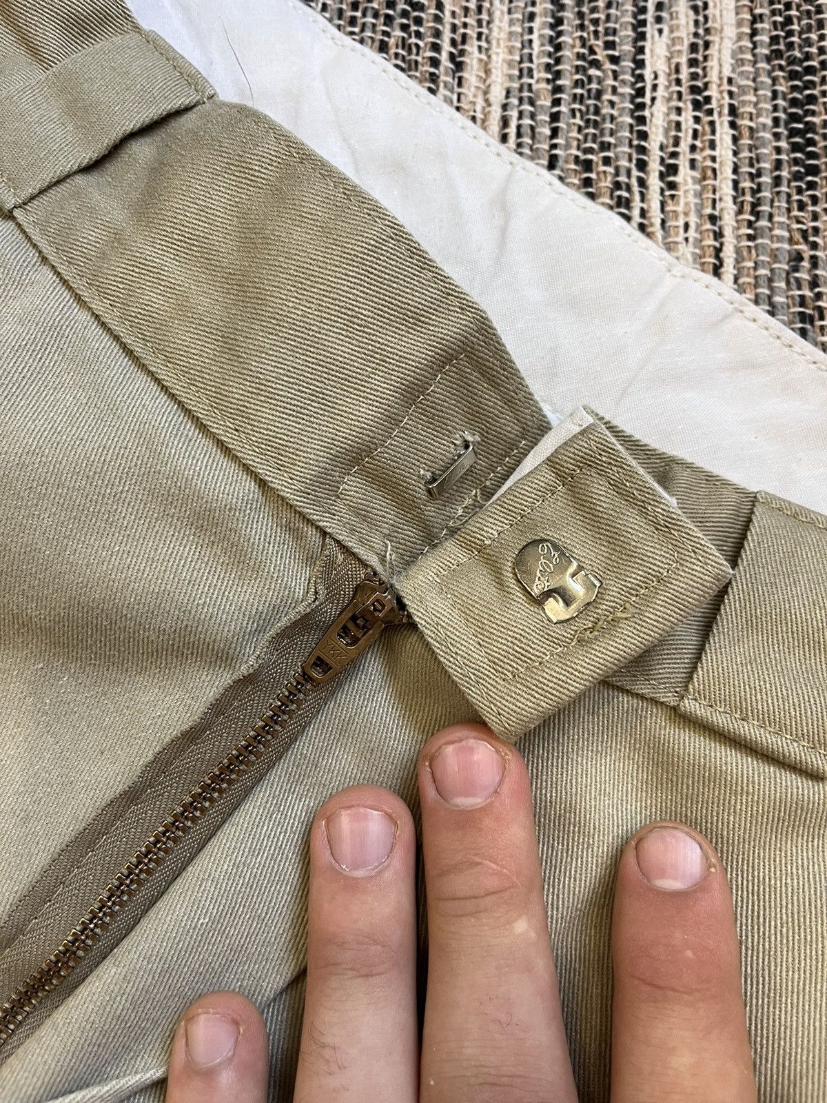 Dickies × Vintage Vintage Dickies 874 pants jeans workwear beige minimalistic Size US 33 - 12 Thumbnail