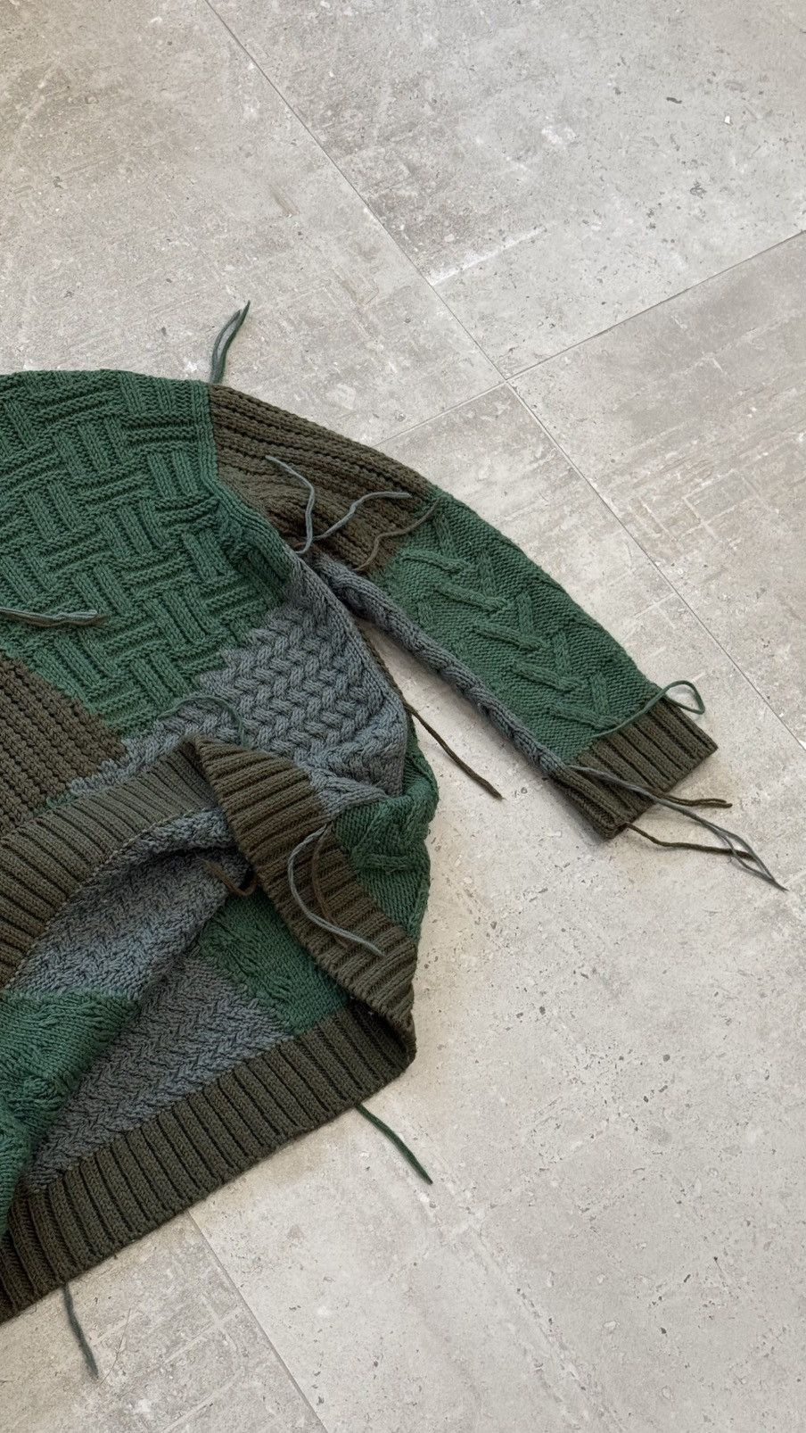Maison MIHARA YASUHIRO Mihara Yasuhiro Patchwork Knit Pullover Size US S / EU 44-46 / 1 - 8 Thumbnail