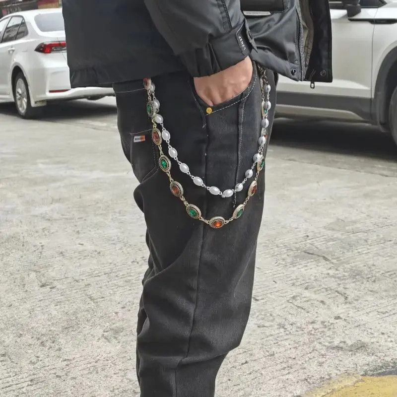 Jewelry 2 Layer Wallet Waist Chain Pants Size ONE SIZE - 1 Thumbnail