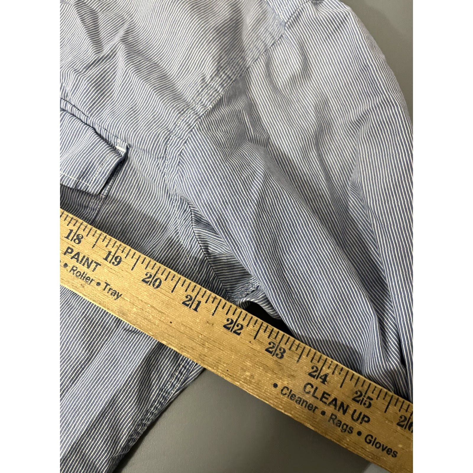 Nautica Nautica Button Up Shirt Large Blue Striped Collared Mens Size US L / EU 52-54 / 3 - 5 Thumbnail