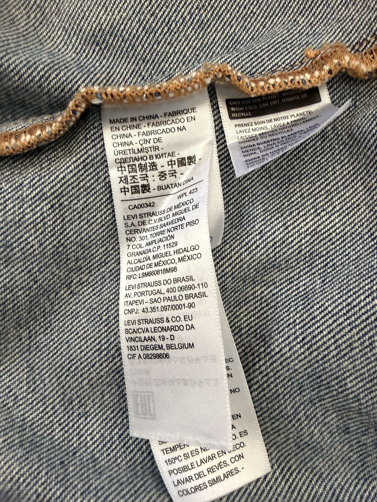 DENIM TEARS Denim Tears denim jacket dark wash Size US XL / EU 56 / 4 - 12 Thumbnail