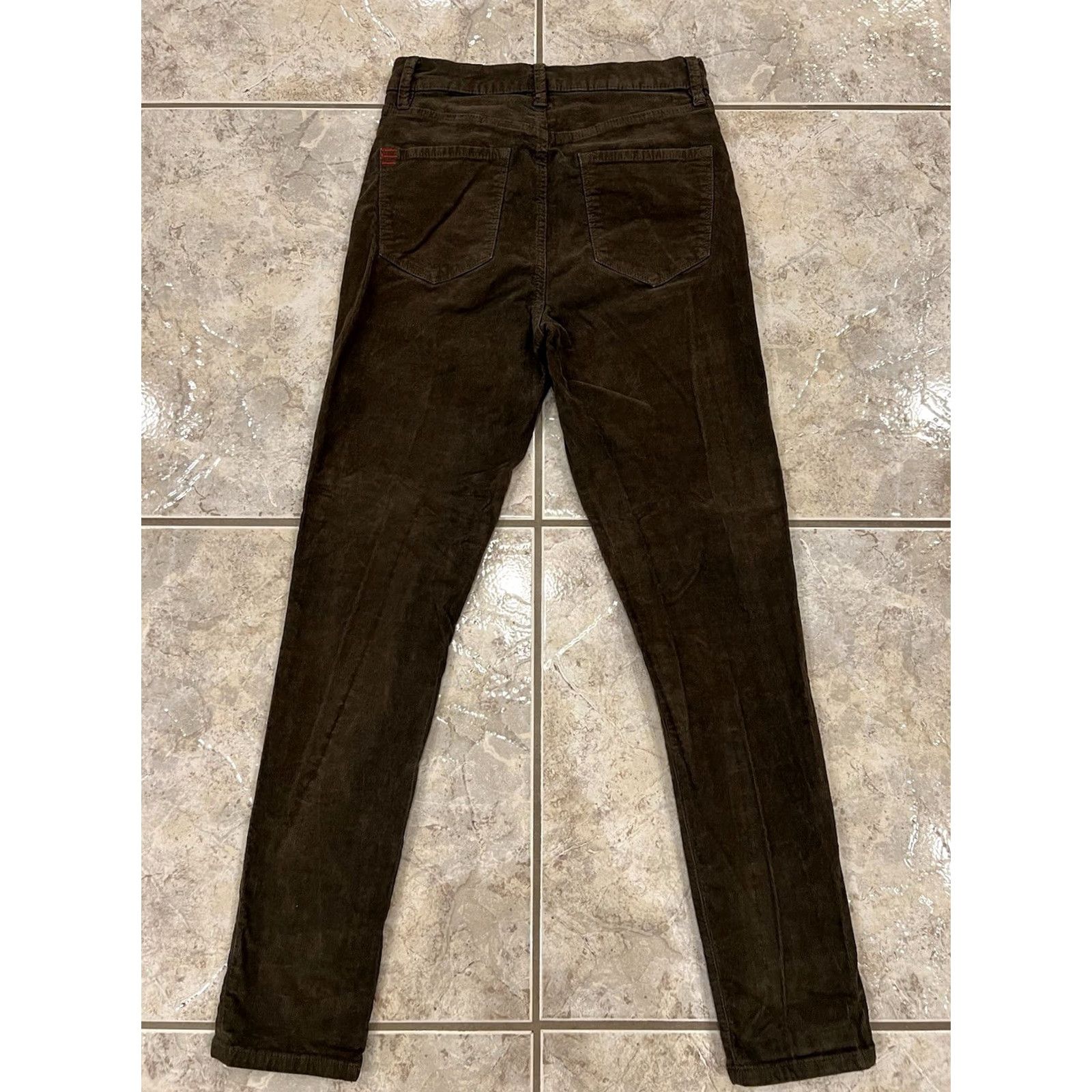 Bdg VINTAGE BDG Urban Outfitters Twig High Rise Corduroy Pants Green Womens 26W Skinny Straightened Size 26" / US 2 / IT 38 - 5 Thumbnail