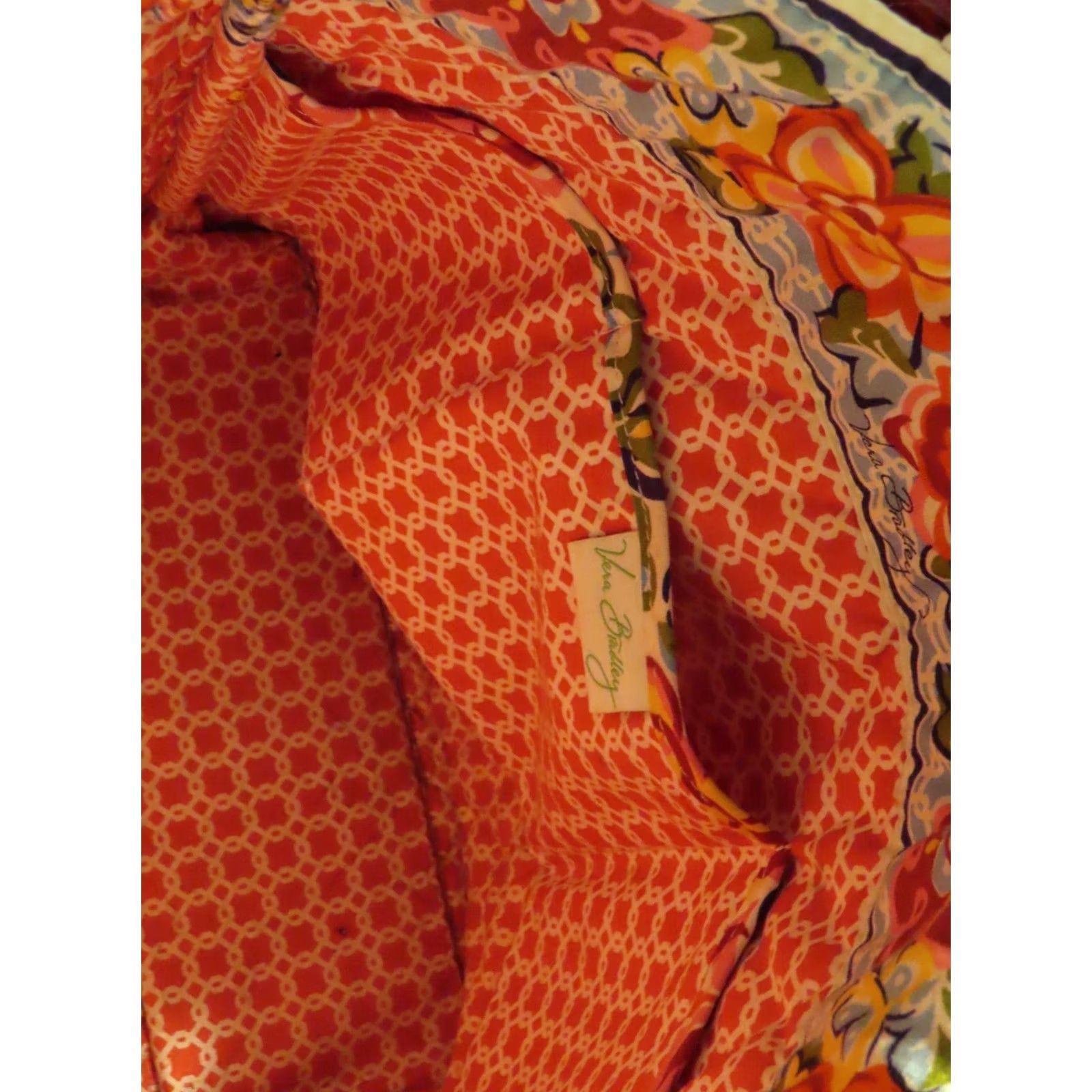 Vera Bradley Vera Bradley Tote Rectangular Medium 13 in Multicolor Floral Quilted Cotton Womens Bag Carry Bag Size ONE SIZE - 5 Thumbnail