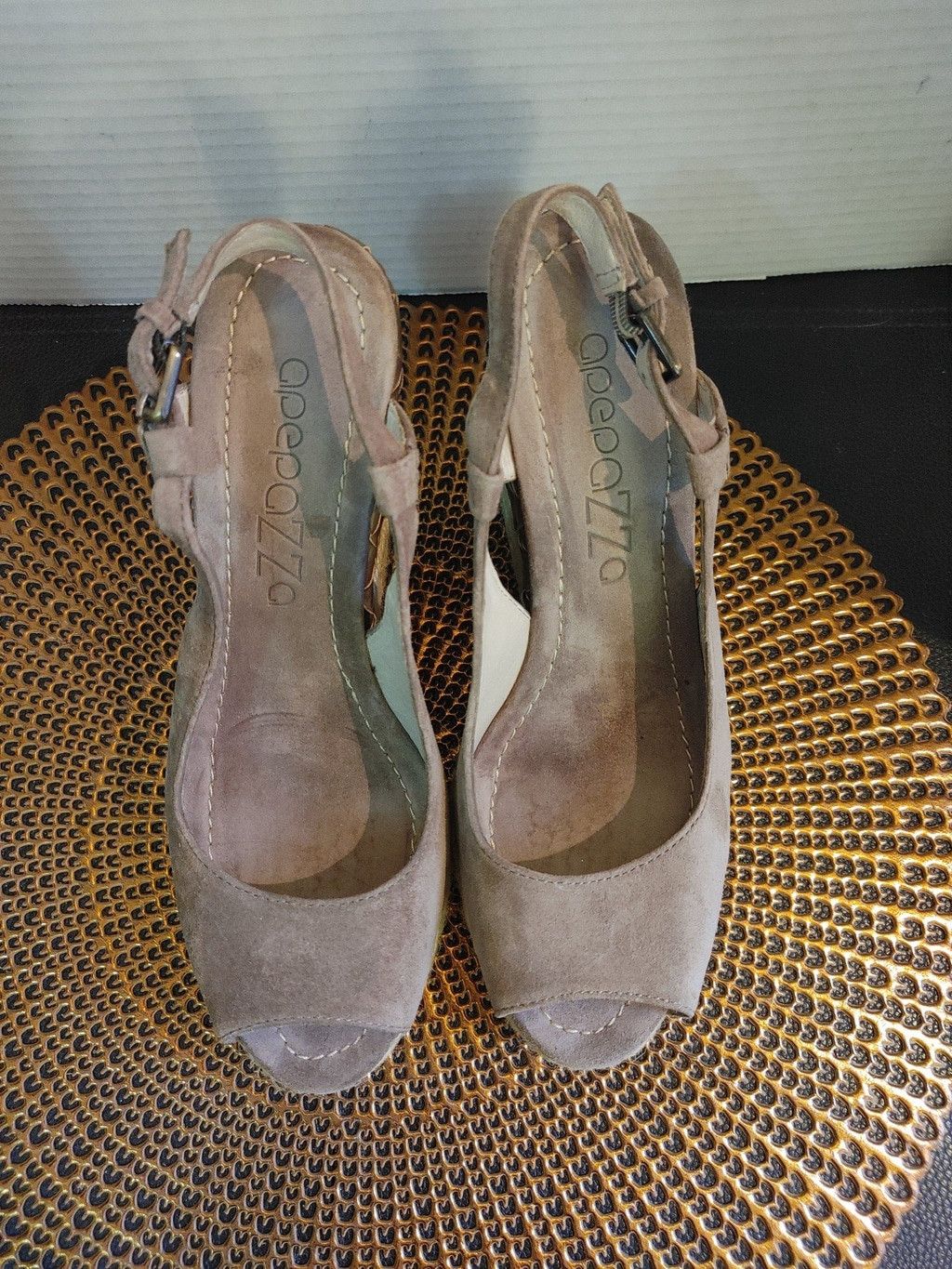American Apparel Apepazza Carmela Suede Wedges Size 9 Size US 9 / IT 39 - 4 Thumbnail
