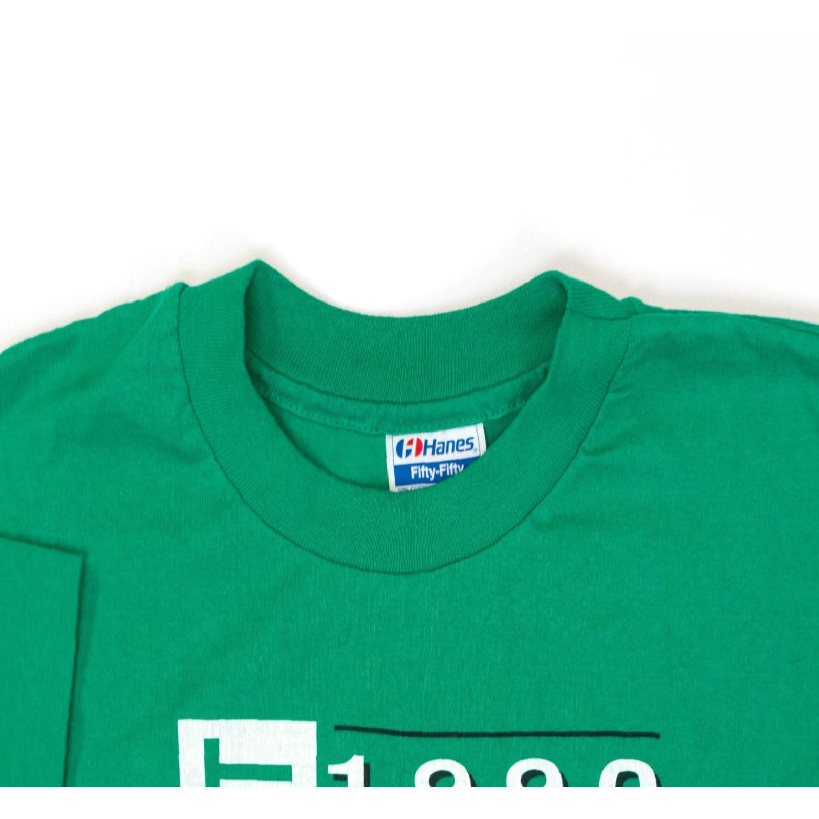 Hanes VINTAGE Hanes T-Shirt Men XL Green 90s Soccer Fest Crew Neck Short Sleeve 1990s Sports Logo MT Prospect Size US XL / EU 56 / 4 - 7 Thumbnail