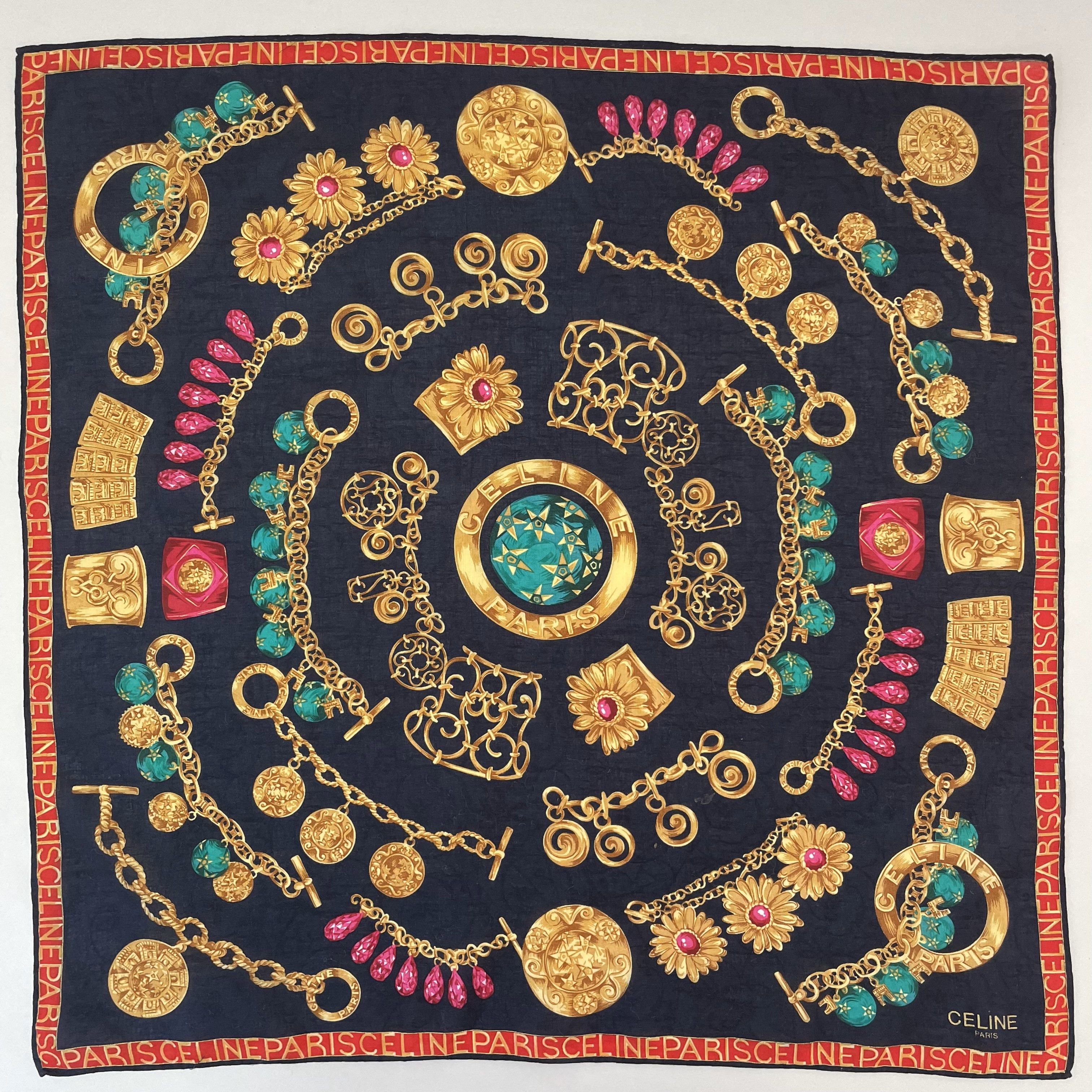 Celine Celine Handkerchief / Neckerchief / Bandana - 4251 Size ONE SIZE - 5 Thumbnail