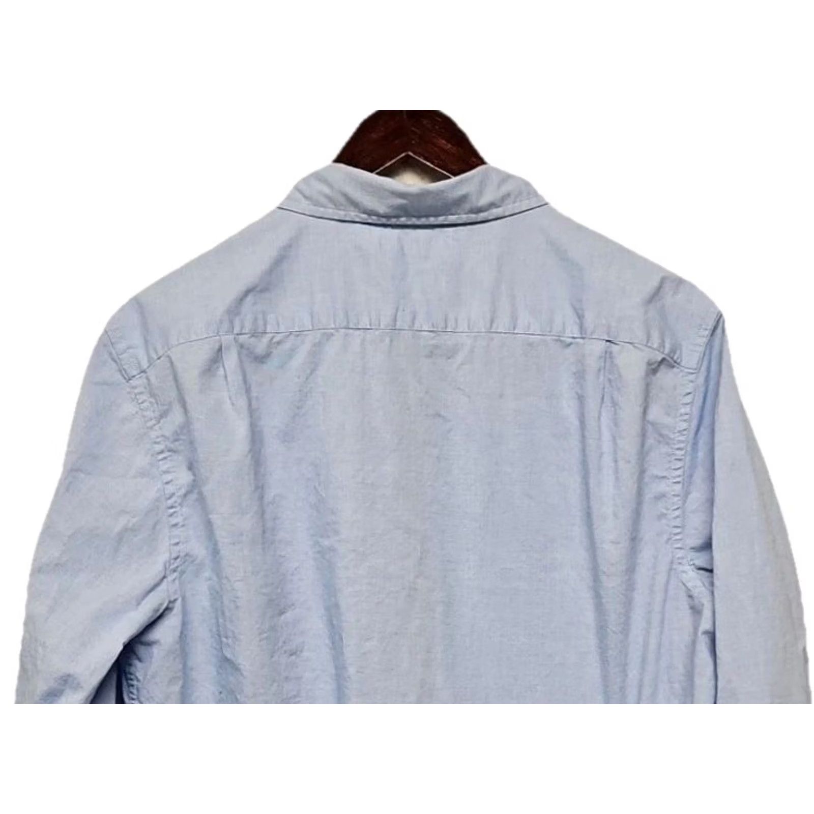 Nautica Nautica Button-Up Shirt Men Large Light Blue Long Sleeve Classic Fit Stretch Button-Down Shirt Size US L / EU 52-54 / 3 - 6 Thumbnail