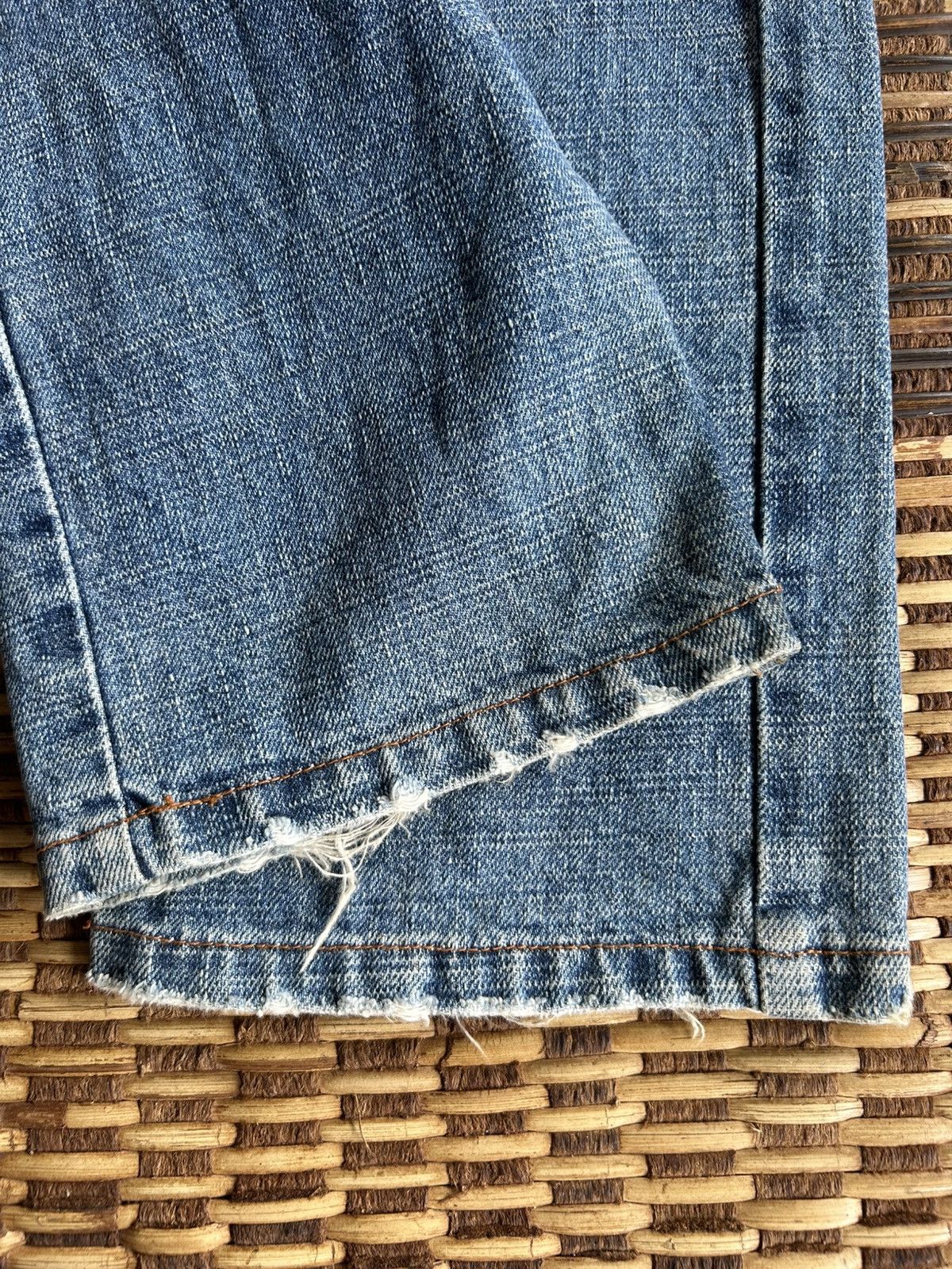 Japanese Brand × Kapital × Vintage Nylaus crew Japanese Distressed Denim Jeans Size US 30 / EU 46 - 6 Thumbnail