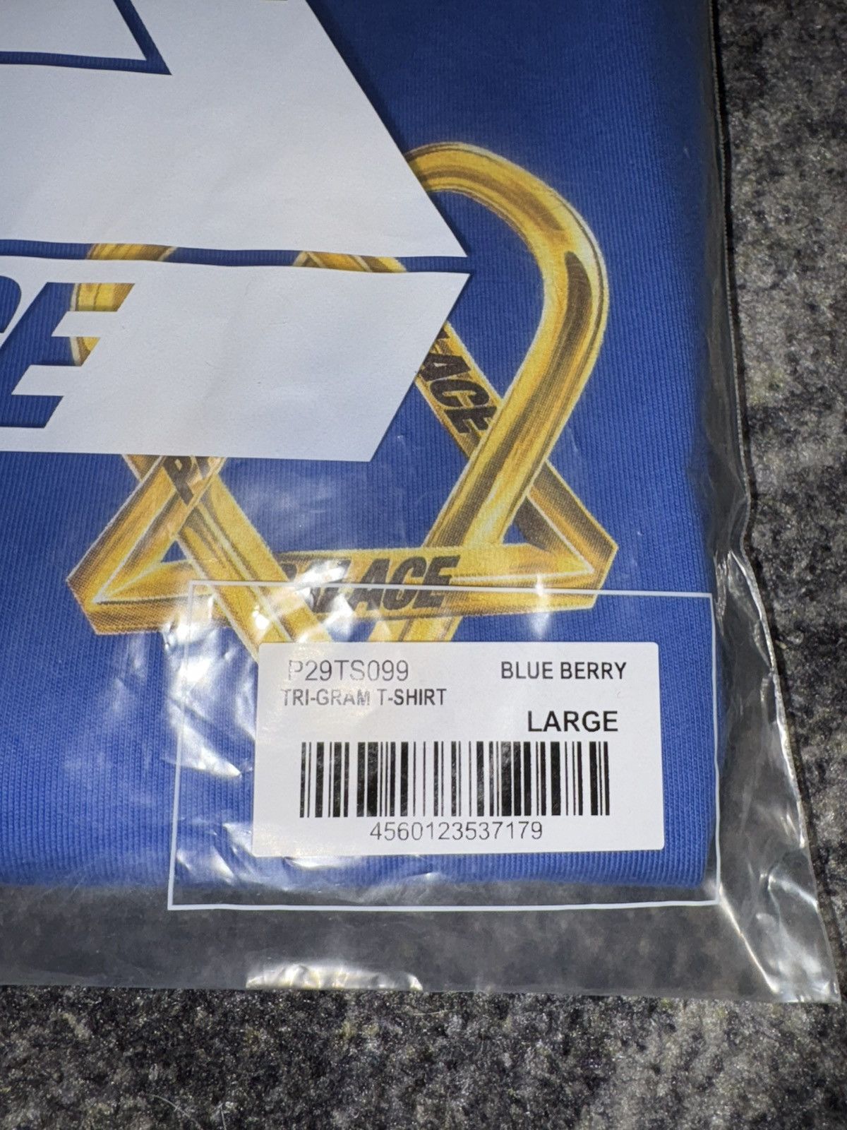 Palace Palace Tri Gram T-Shirt Blue Size US L / EU 52-54 / 3 - 4 Thumbnail