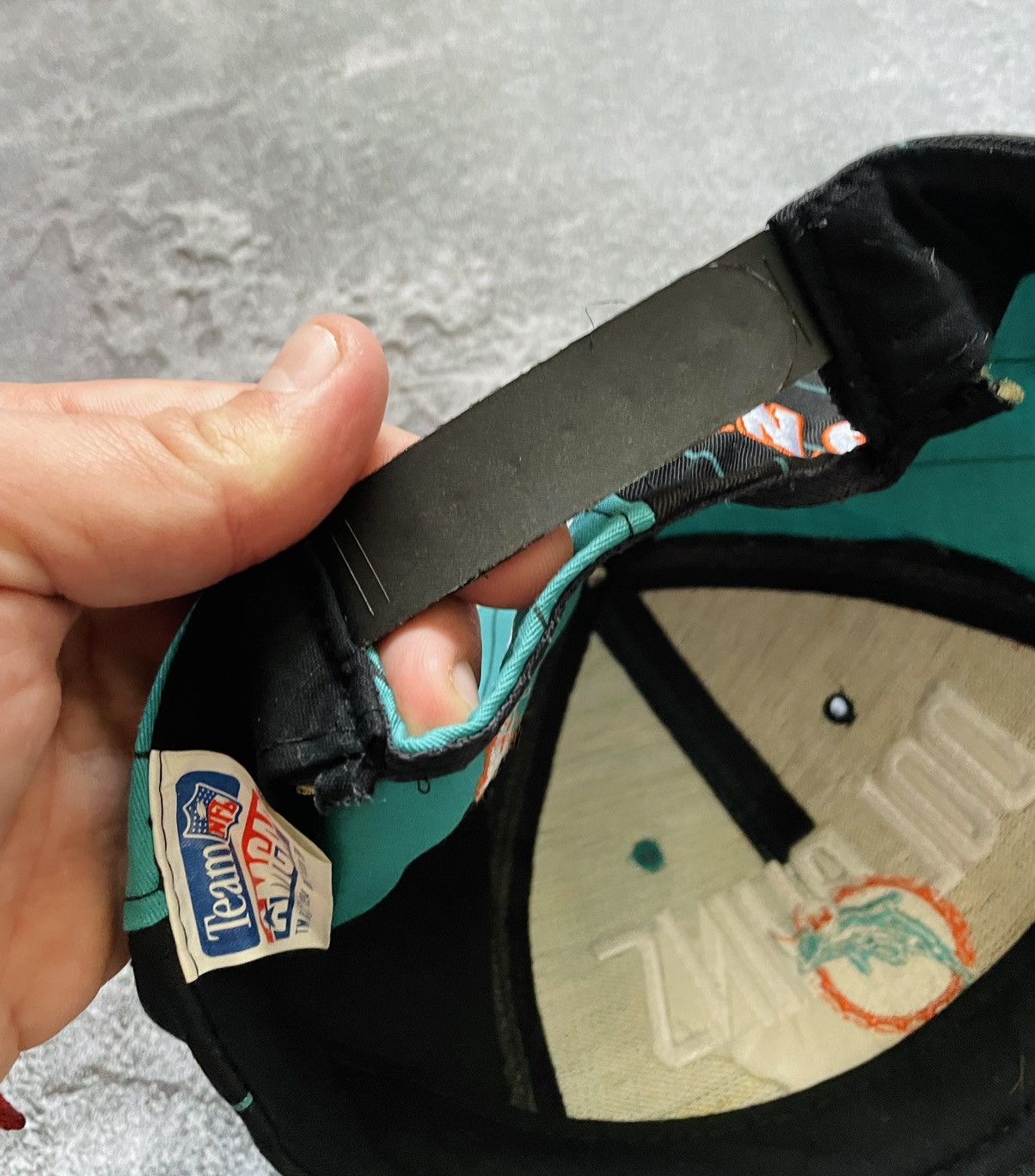 NFL Vintage 90s Miami Dolphins NFL Team 1994 Cap / SnapBack Size ONE SIZE - 11 Thumbnail