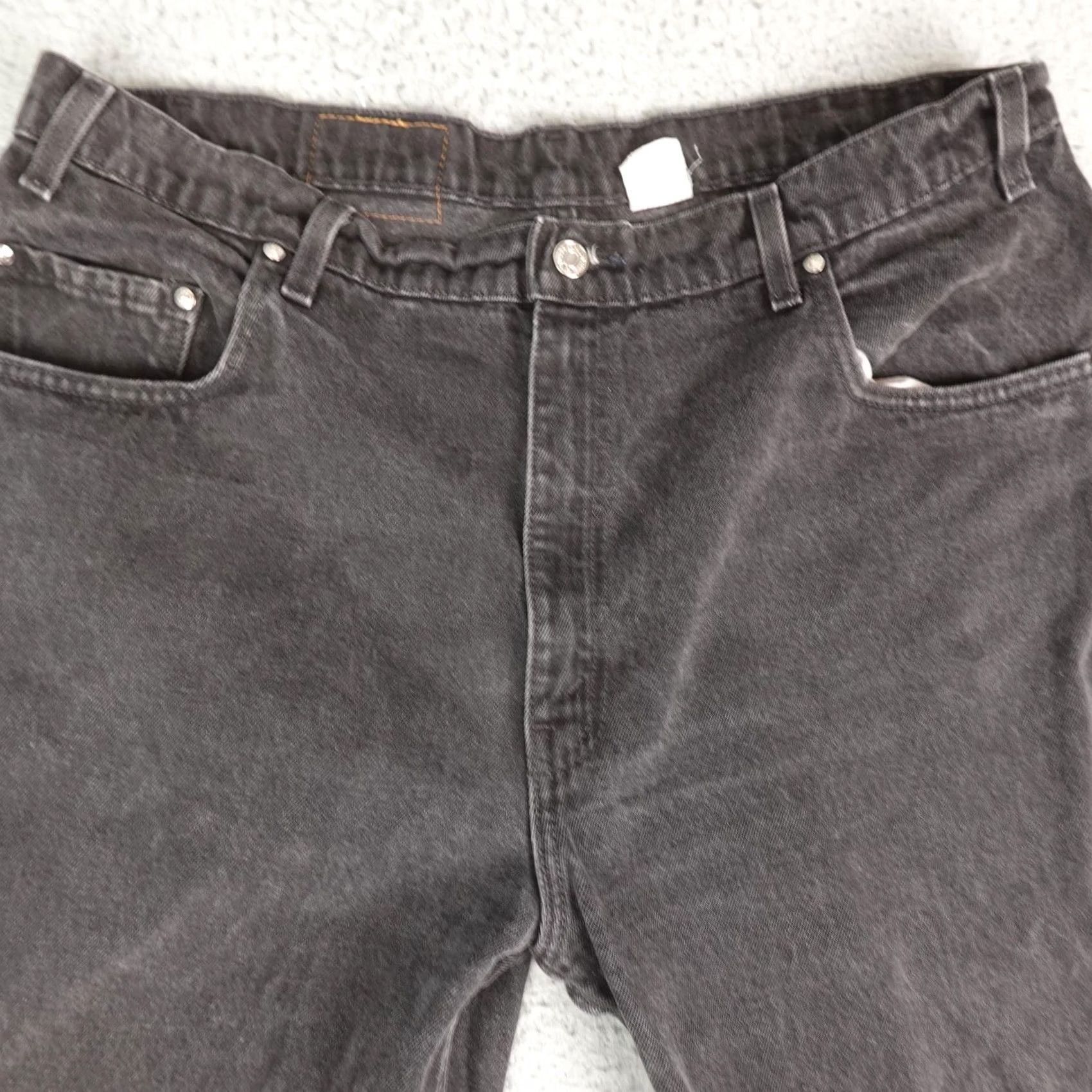 Levi's VINTAGE Levi's Jeans Mens 40x32 Relaxed Loose Fit Black Denim 90s Size US 40 / EU 56 - 5 Thumbnail