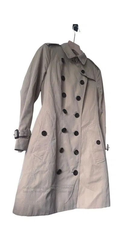 Burberry Burberry Women's Khaki Cotton Trench Coat. Size M / US 6-8 / IT 42-44 - 3 Thumbnail