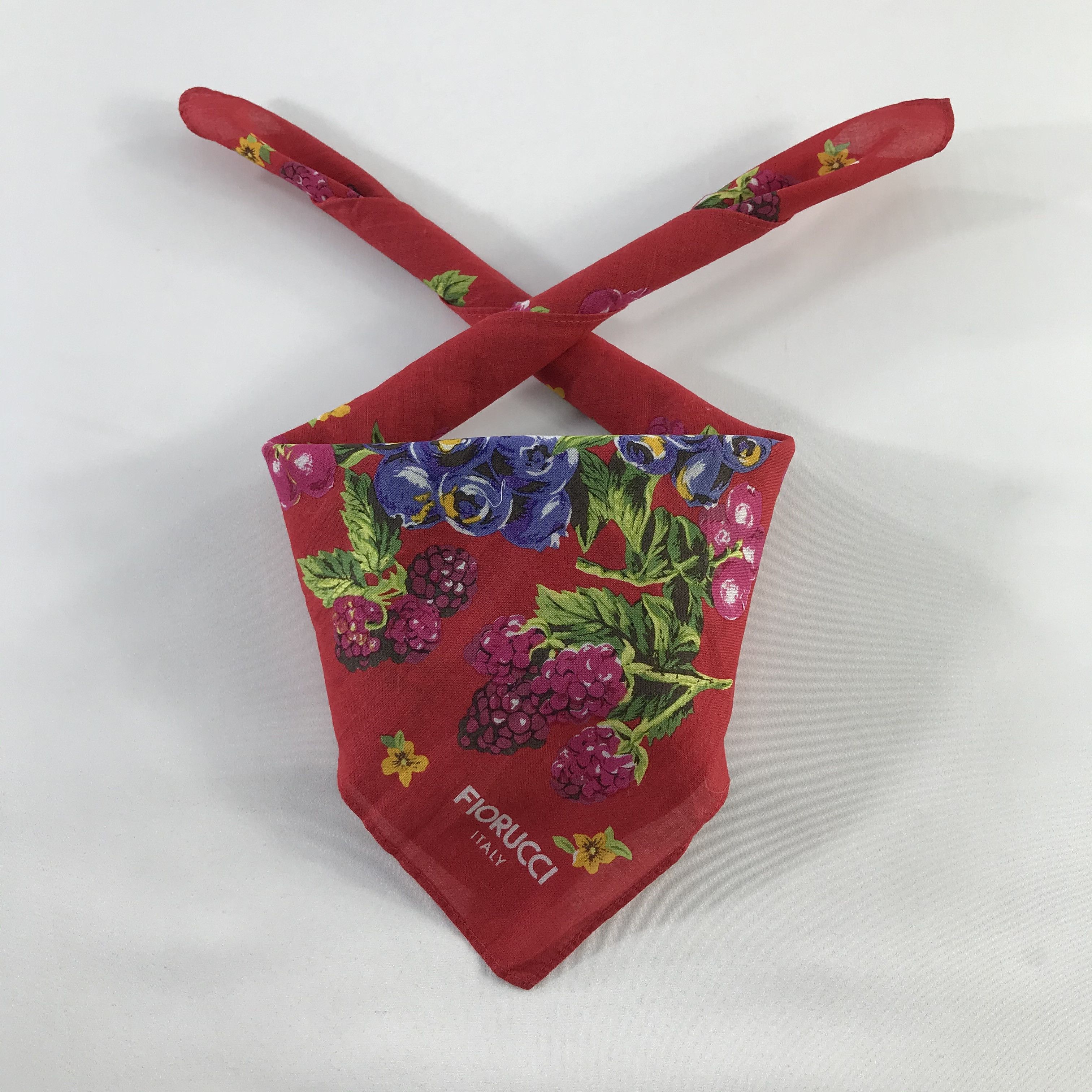Fiorucci × Vintage Fiorucci Bandana / Handkerchief / Neckerchief - S604 Size ONE SIZE - 3 Thumbnail