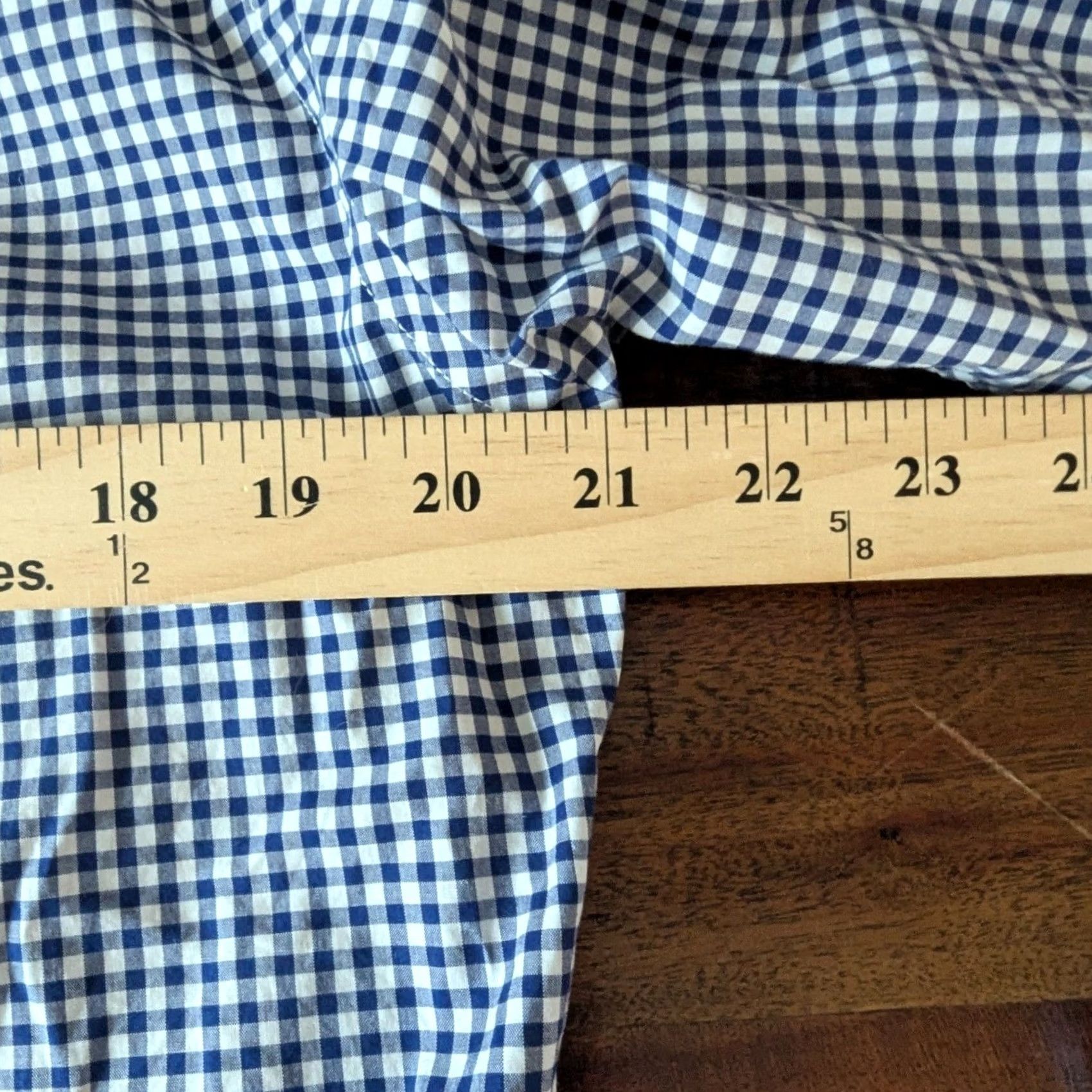 Uniqlo Uniqlo Shirt Button-Up Check Navy White Gingham Long Sleeve Mens M Cotton Fall Spring Summer Autumn Vintage No Size US M / EU 48-50 / 2 - 5 Thumbnail