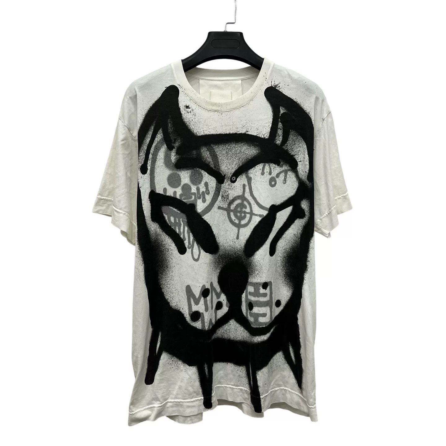 Japanese Brand Givenchy Chito Graffiti Dog Short Sleeve Size US L / EU 52-54 / 3 - 1 Thumbnail