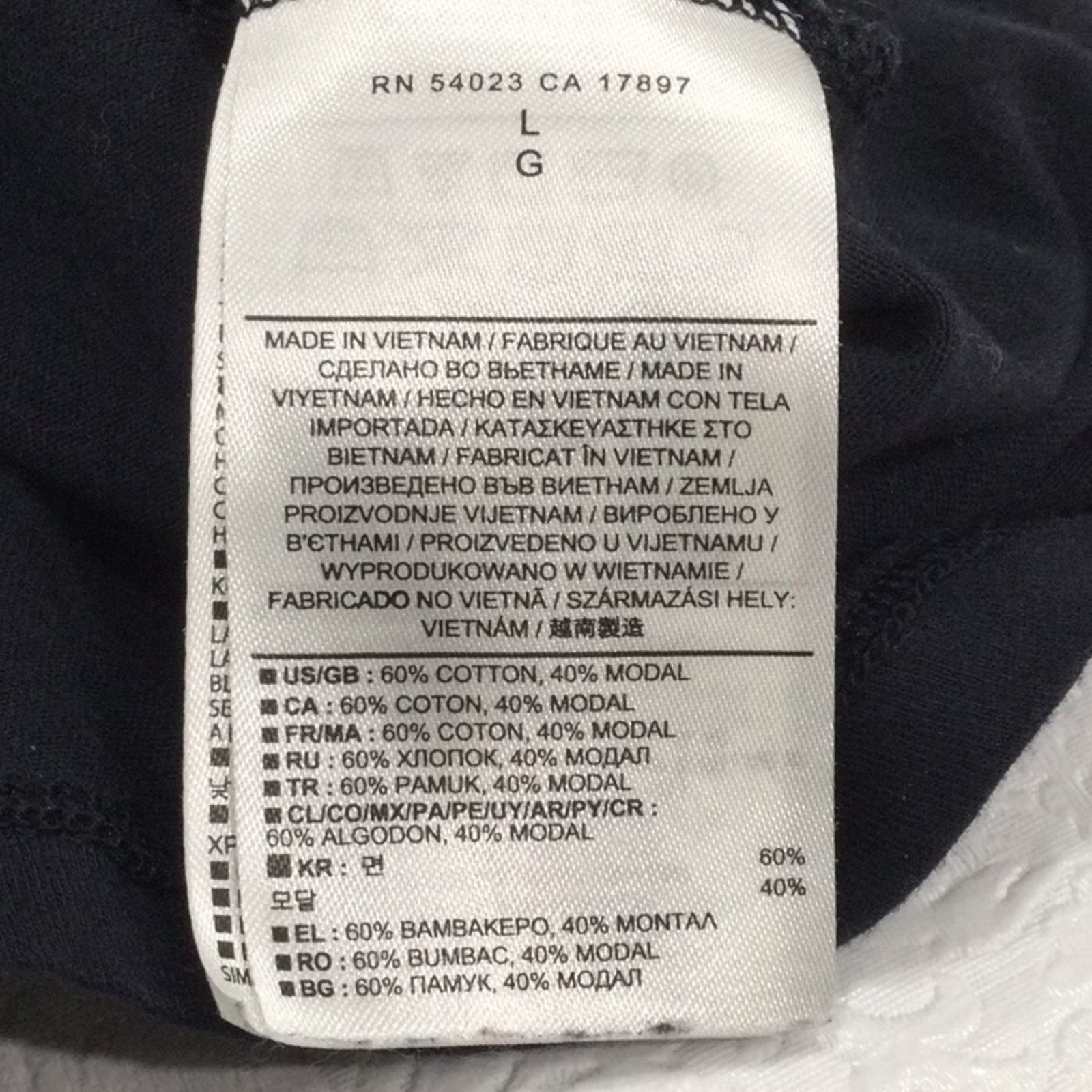 Banana Republic Banana Republic Navy 3/4 Dolman Sleeve T-Shirt L Size L / US 10 / IT 46 - 15 Thumbnail