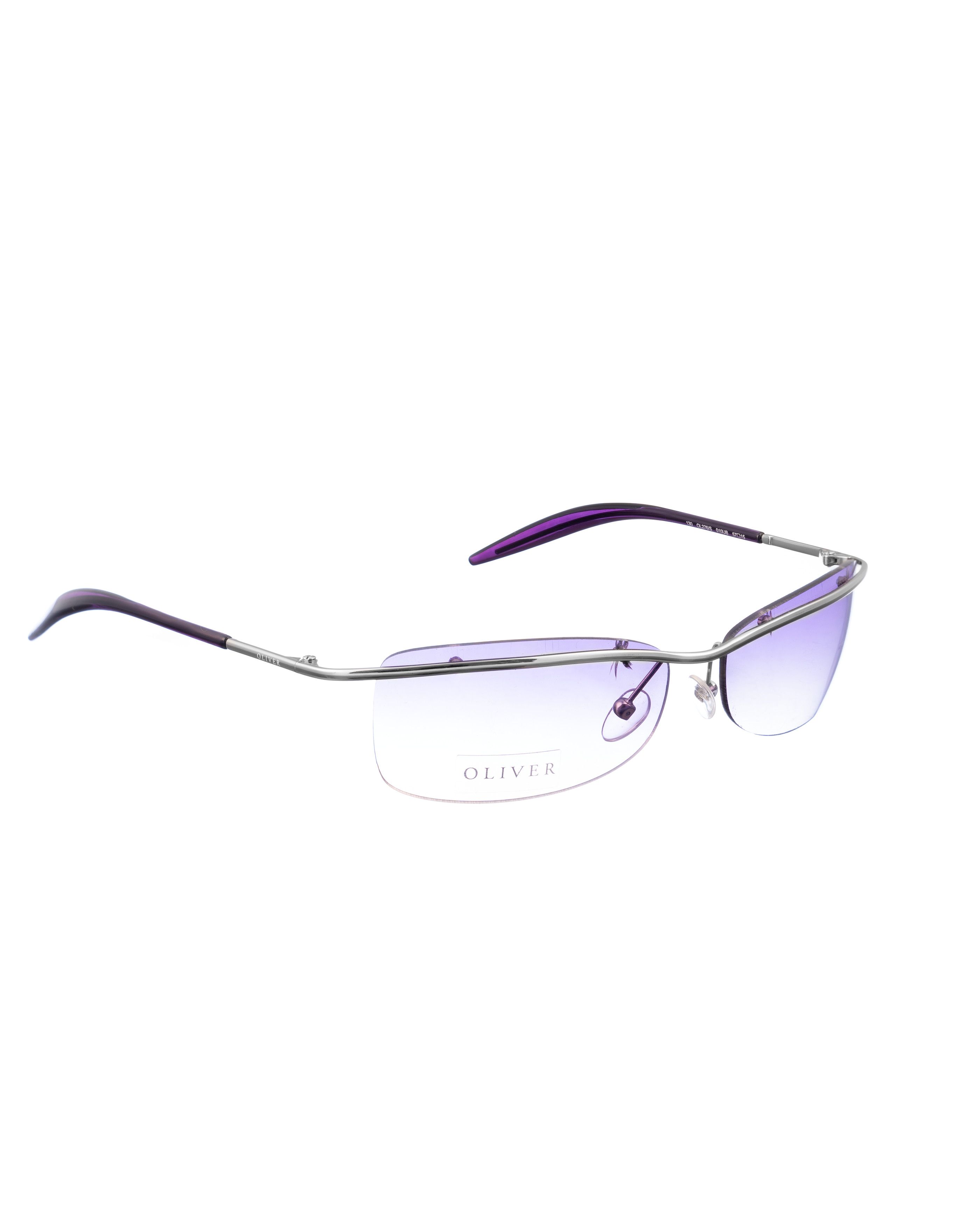 Valentino Oliver by Valentino '90 Purple Rimless Sunglasses Size ONE SIZE - 3 Thumbnail