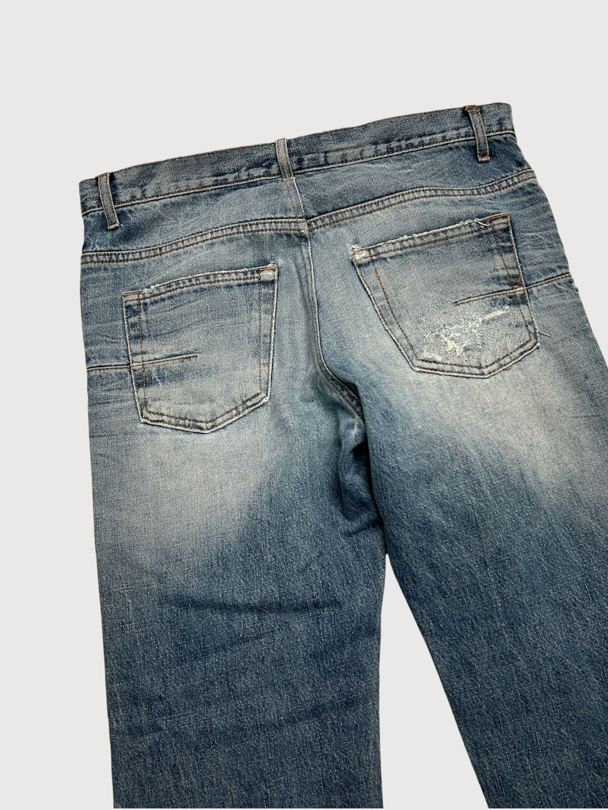 Dior FW2010 Whiskered Repaired Denim Size US 32 / EU 48 - 4 Thumbnail
