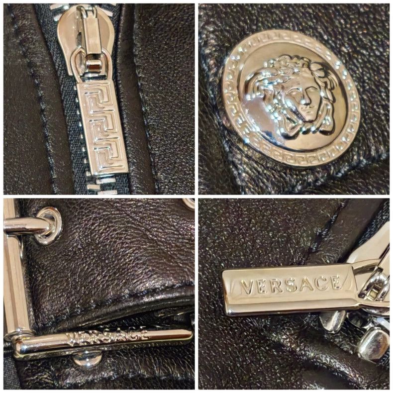 Versace Versace Nappa sheepskin leather jacket Size US L / EU 52-54 / 3 - 7 Thumbnail