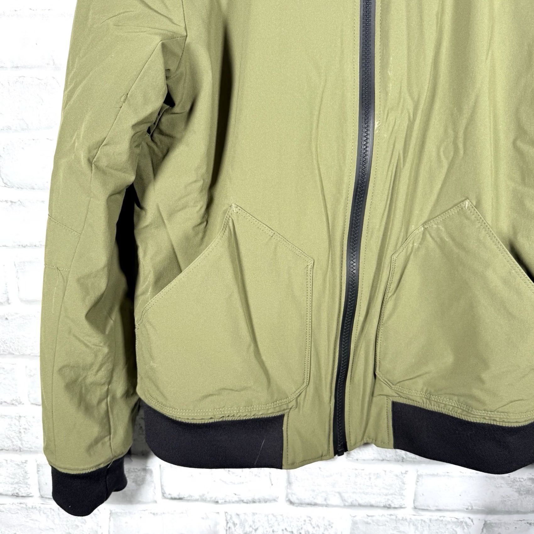 CO Duluth Trading Co Jacket Green Full Zip Bomber Style Mens XS Windbreaker Size US XS / EU 42 / 0 - 3 Thumbnail