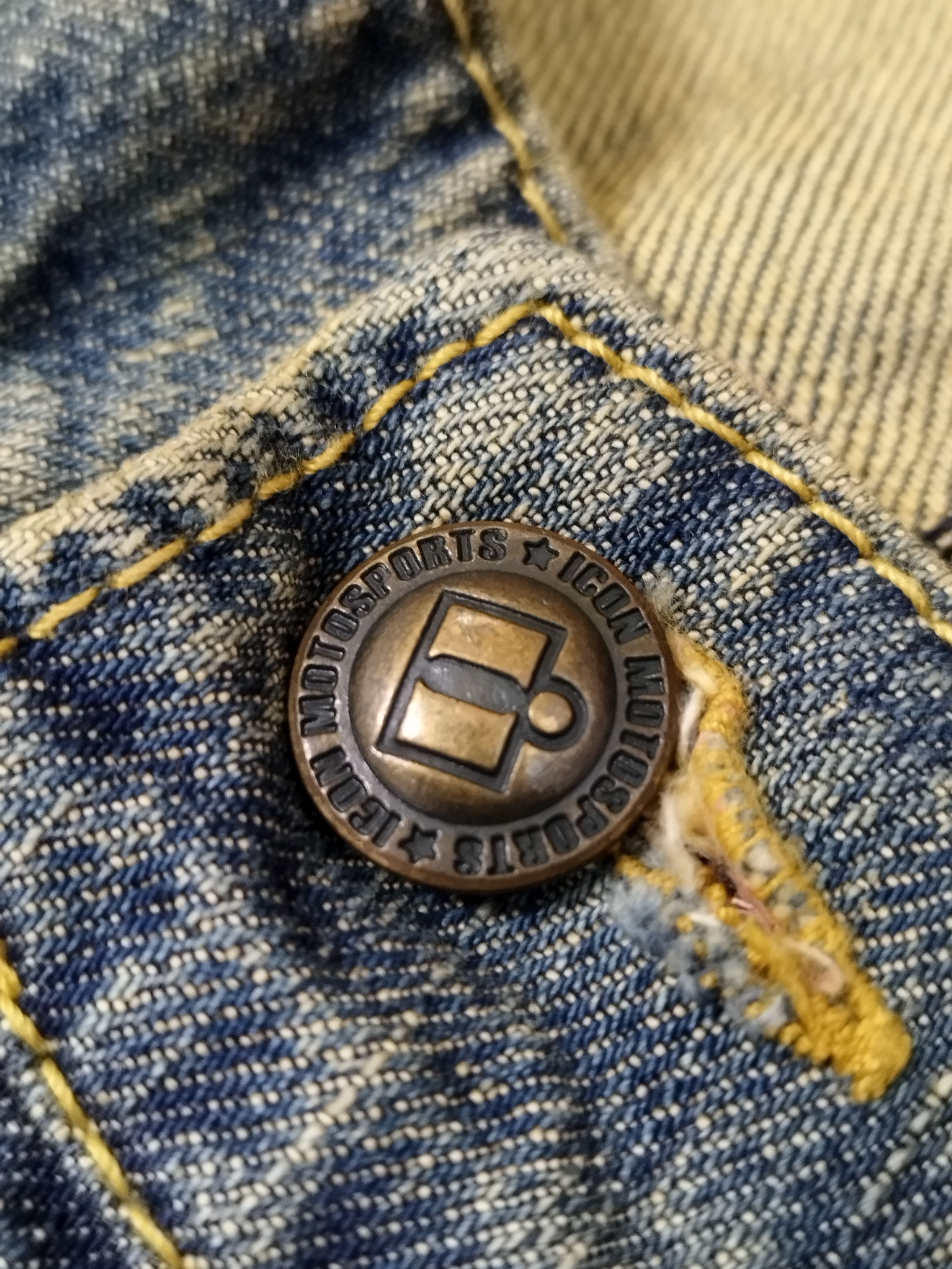 ICON Motorsports Vintage Icon Motosports Heavyweight Riding Jeans Baggy Moto Size US 34 / EU 50 - 12 Thumbnail