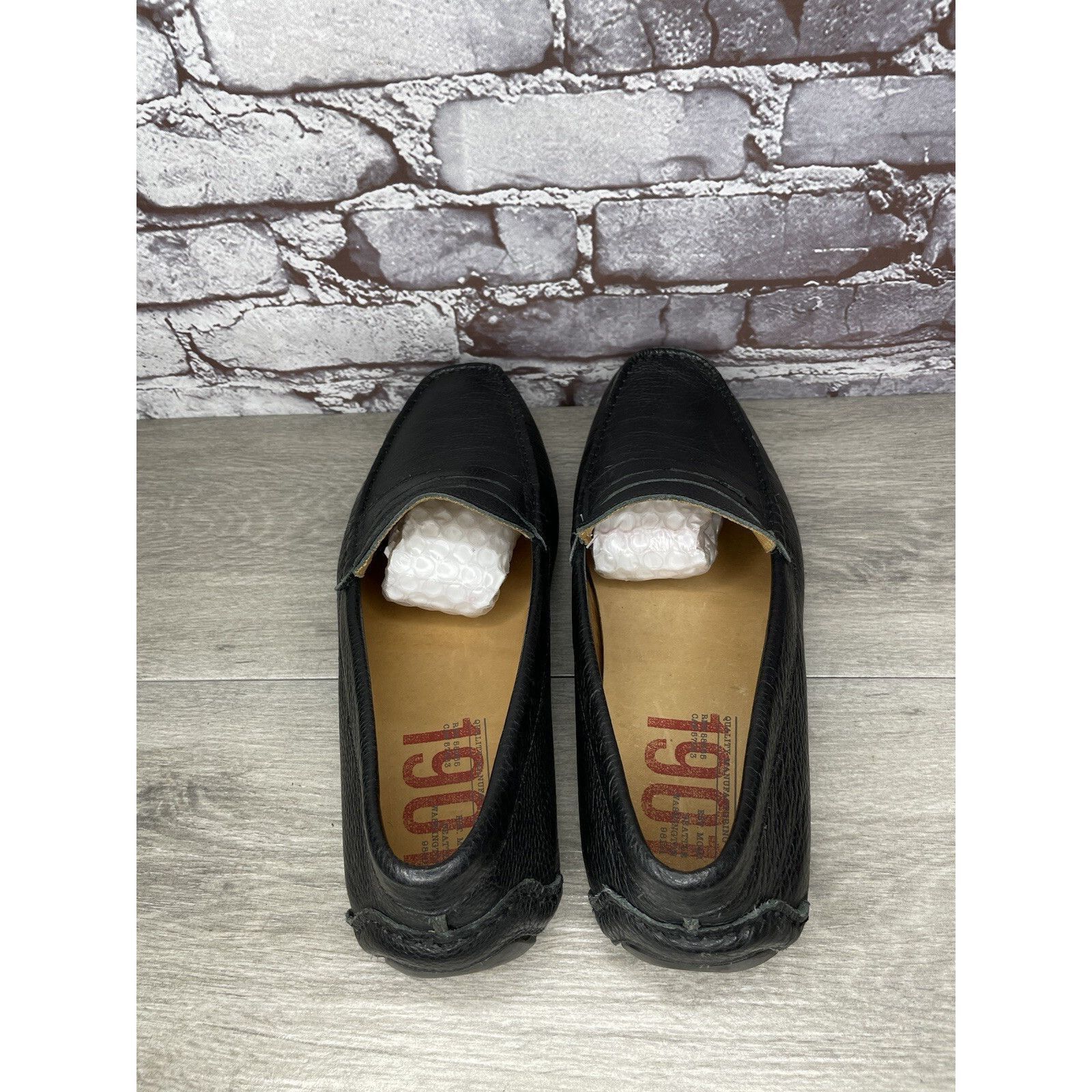 1901 1901 Black Leather Penny Loafers Slip On Driving Shoes Men’s Size US 13 / EU 46 - 16 Thumbnail