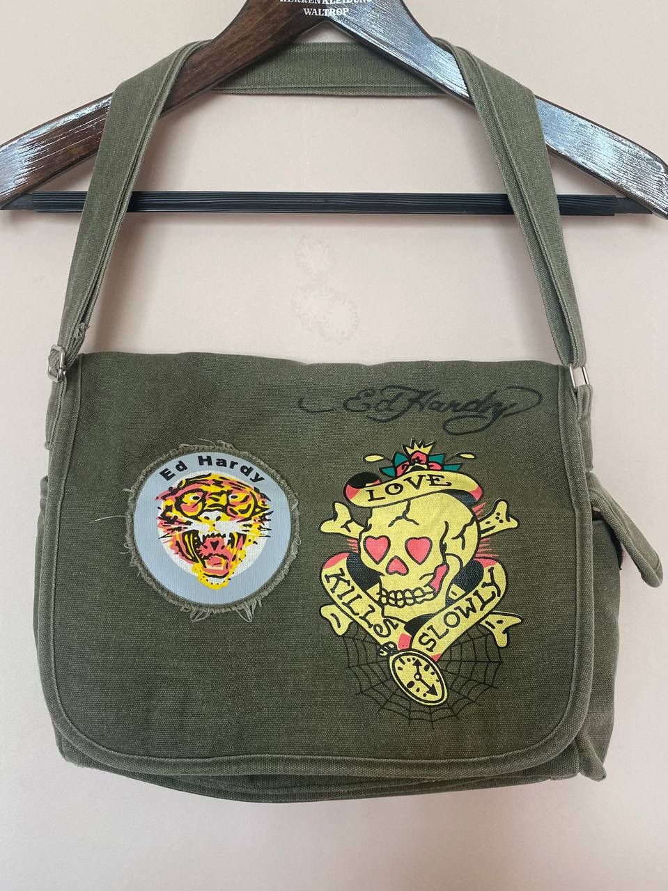 Ed Hardy Ed Hardy Christian Audigier Vintage Y2k Rare Messenger Bag Size ONE SIZE - 1 Thumbnail