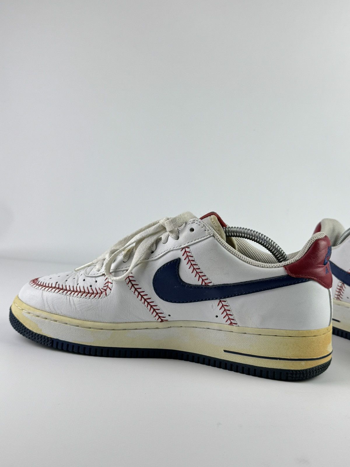 Vintage 2005 Nike Air Force Bean Town `Boston Red Sox' US9