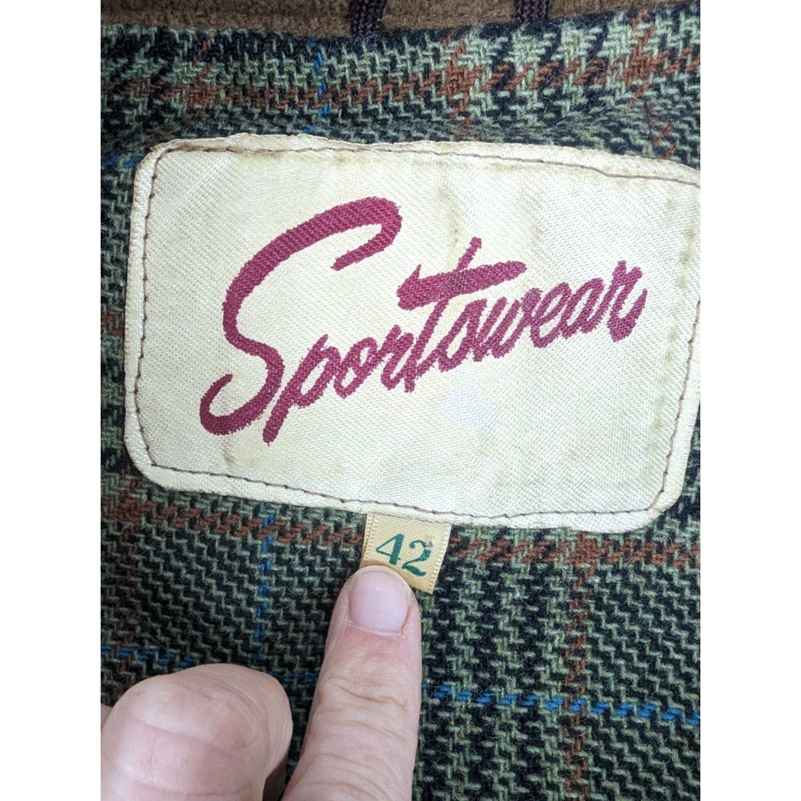 Vintage VINTAGE Western Sportswear Brown Corduroy Rancher Jacket Pro Over Coat 42 Plaid Mens Jacket Size US L / EU 52-54 / 3 - 4 Thumbnail