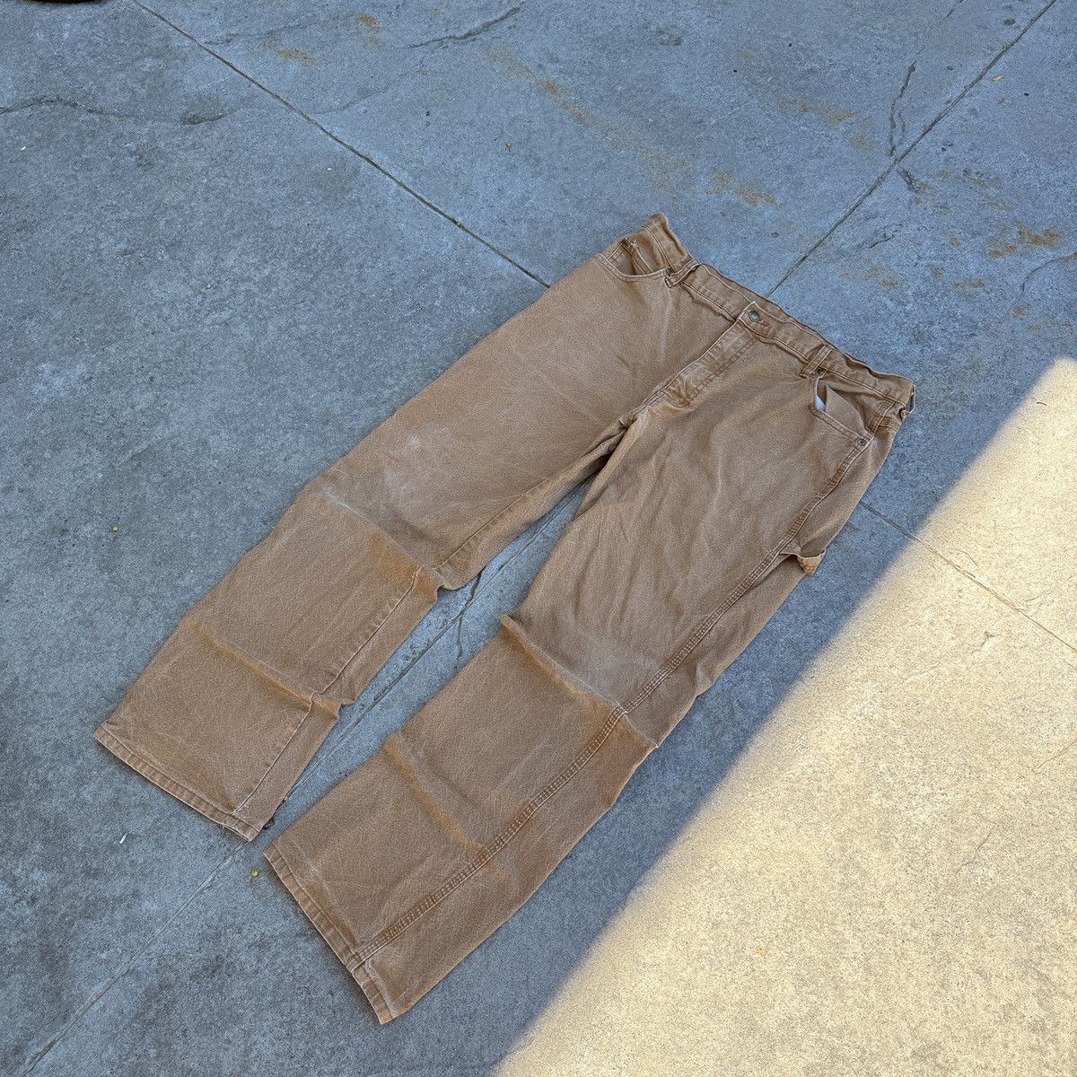 Dickies Khaki / Tan Dickies Carpenter Pants Size US 38 / EU 54 - 2 Thumbnail