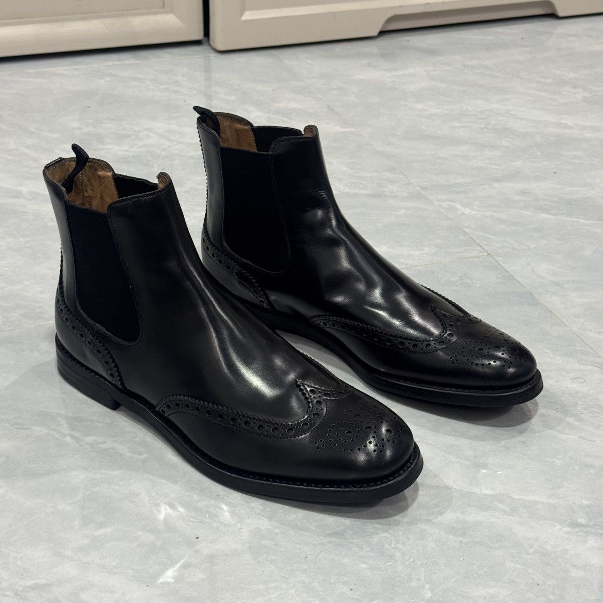 Church's Church’s Ketsby WG Polished Binder Brogue Chelsea Boots🖤 Size US 11 / IT 41 - 11 Thumbnail