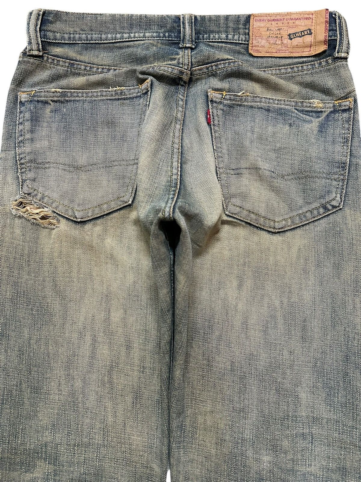 Japanese Brand Vintage Japanese Brand Blue Mud Wash Distress Style Loose Size US 31 - 5 Thumbnail