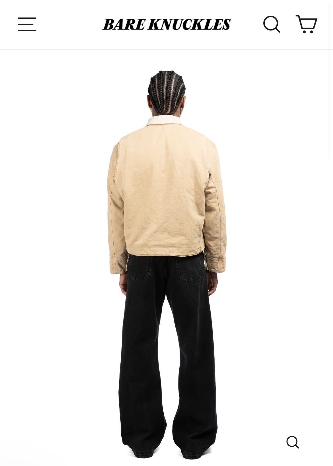 Bare Knuckles Canvas Work Jacket Size US XL / EU 56 / 4 - 13 Thumbnail