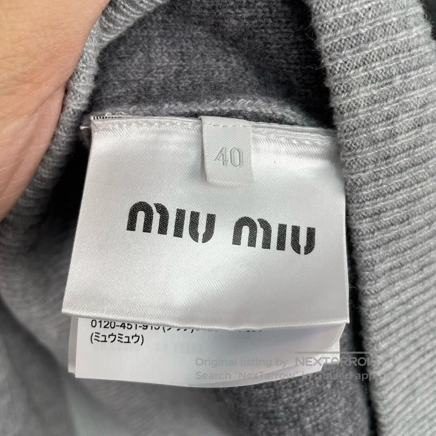 Miu Miu miumiu cashmere knit hooded jacket. Size M / US 6-8 / IT 42-44 - 5 Thumbnail